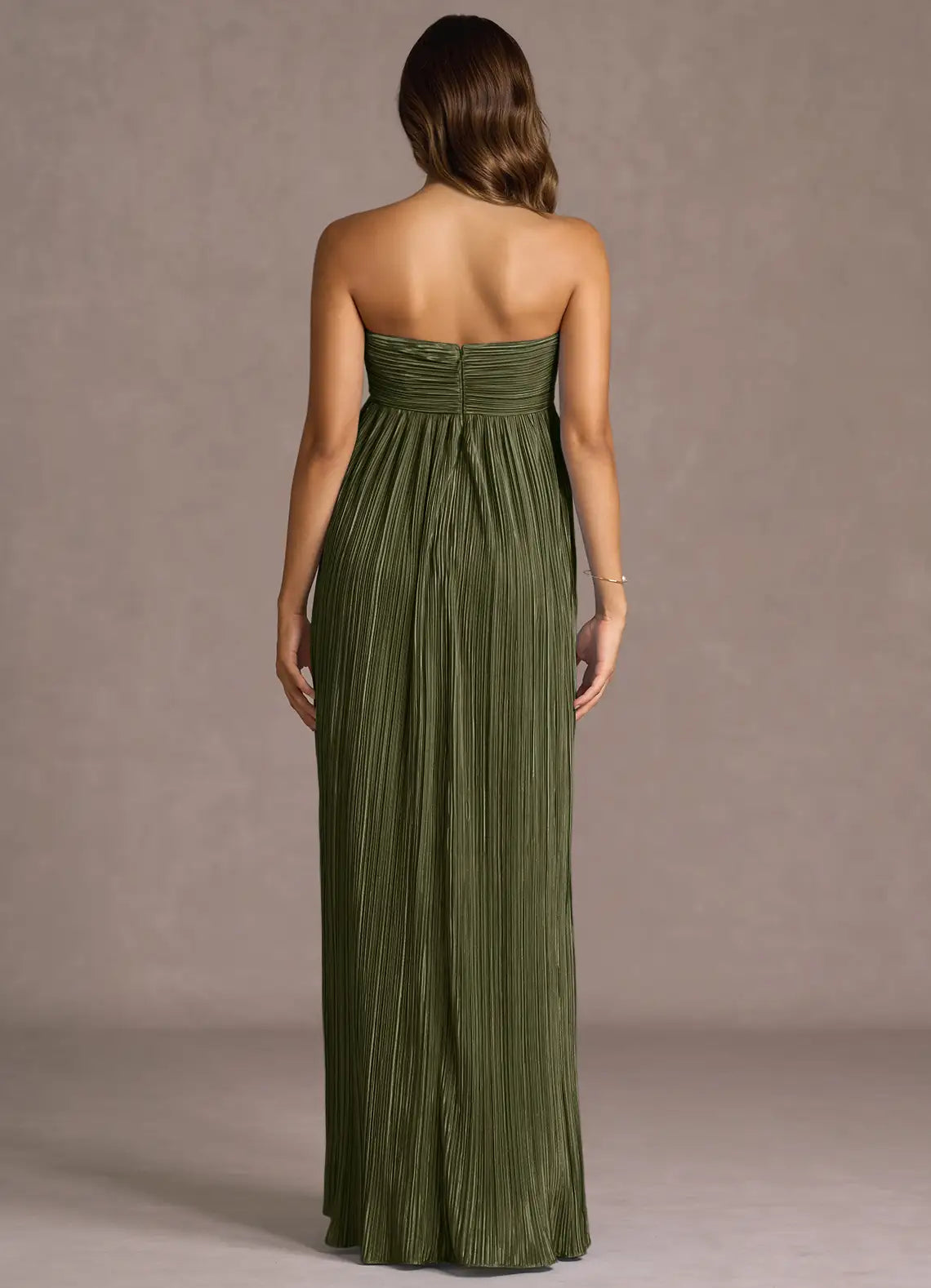 Airy A Line Sweetheart Strapless Open Back Floor Length For Sale Prom Dress