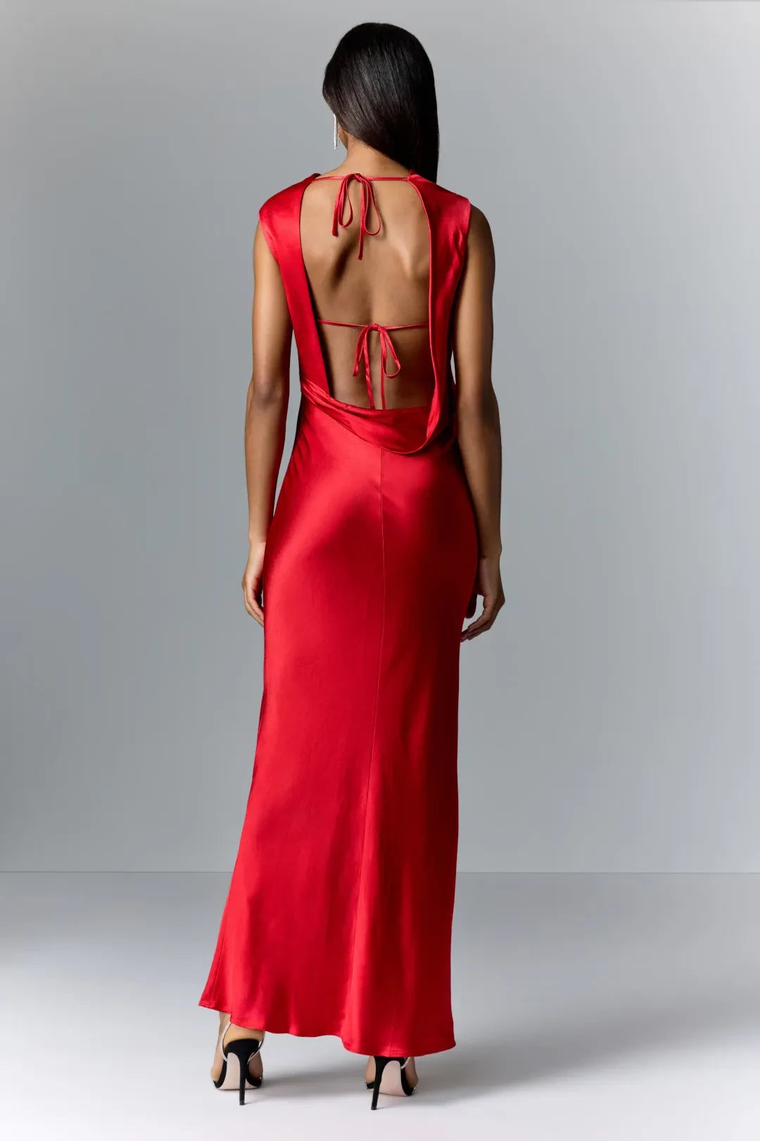 Alluring Sheath Mock Neck Sleeveless Open Back Floor Length Plus Size Prom Dress