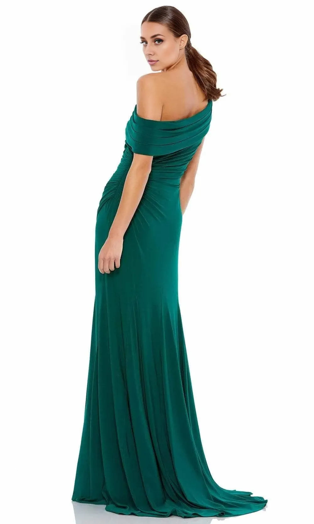Asymmetric Sleeveless A-Line Enchanting One-shoulder Floor length Long Prom Dress For Sale For Women