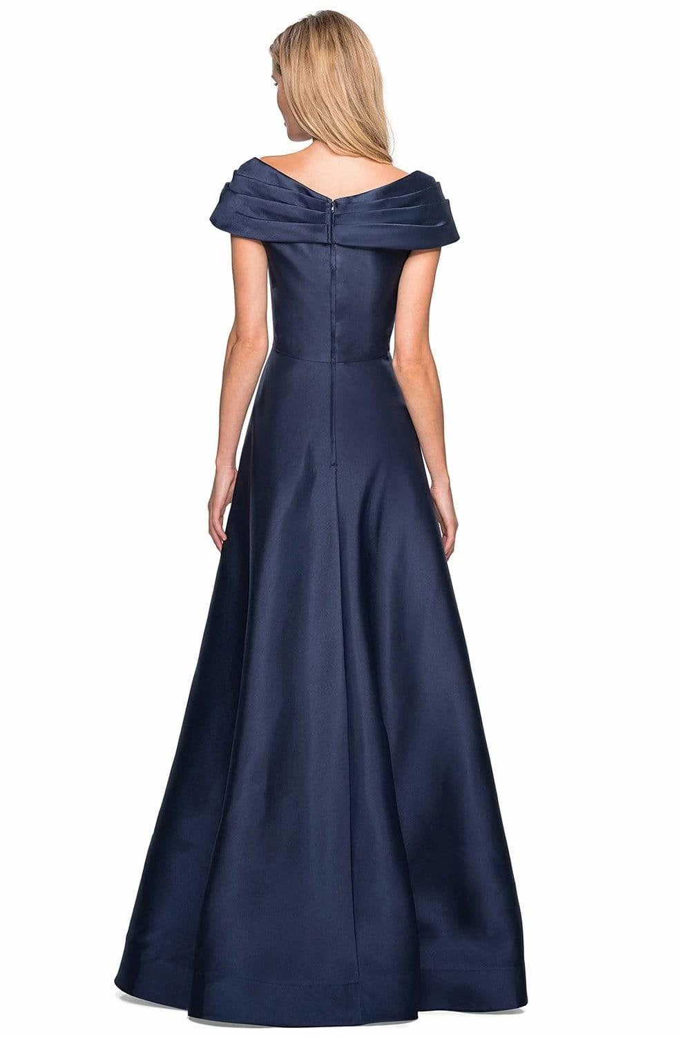 Asymmetric Sleeveless A-line Formal Off the shoulder Floor length Prom Dress Hot Sale For Ladies