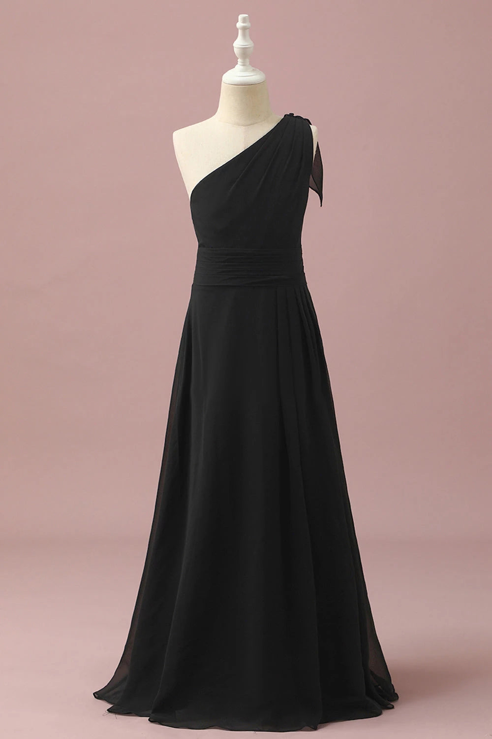 Asymmetrical Sleeveless A-Line Fashion One Shoulder Floor length Party Dress For Sale For Ladies