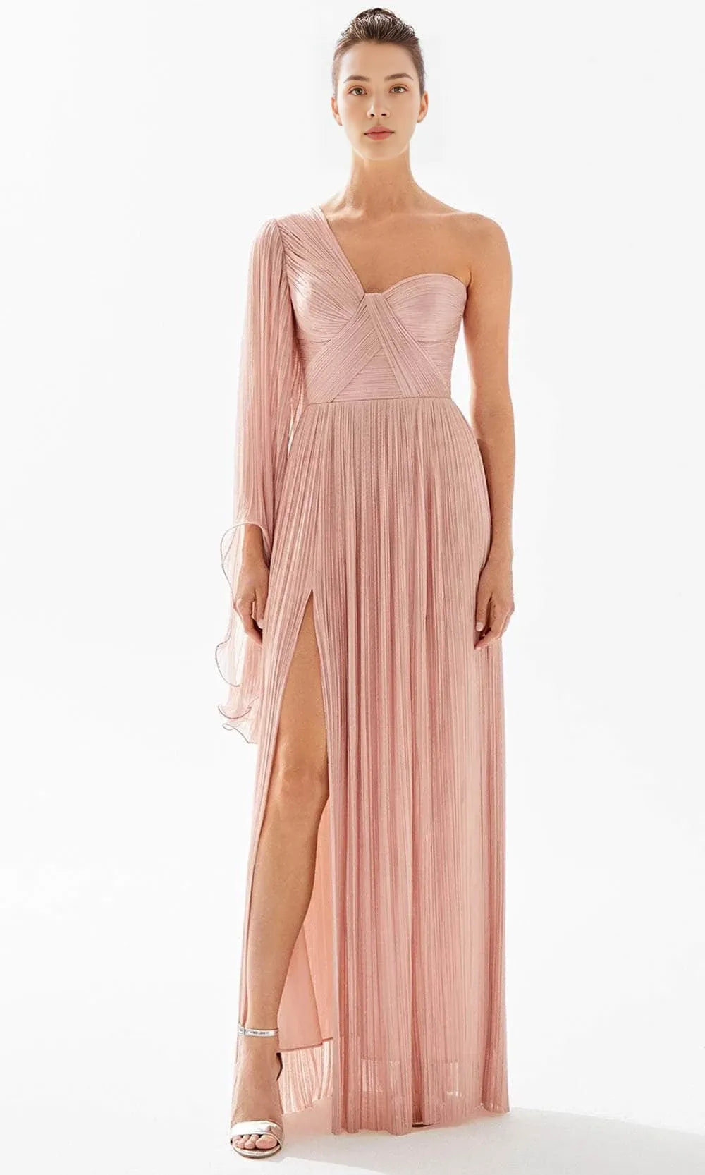 Asymmetrical Sleeveless A-Line Pretty One-shoulder Floor Length Prom Dress Hot Sale For Adults