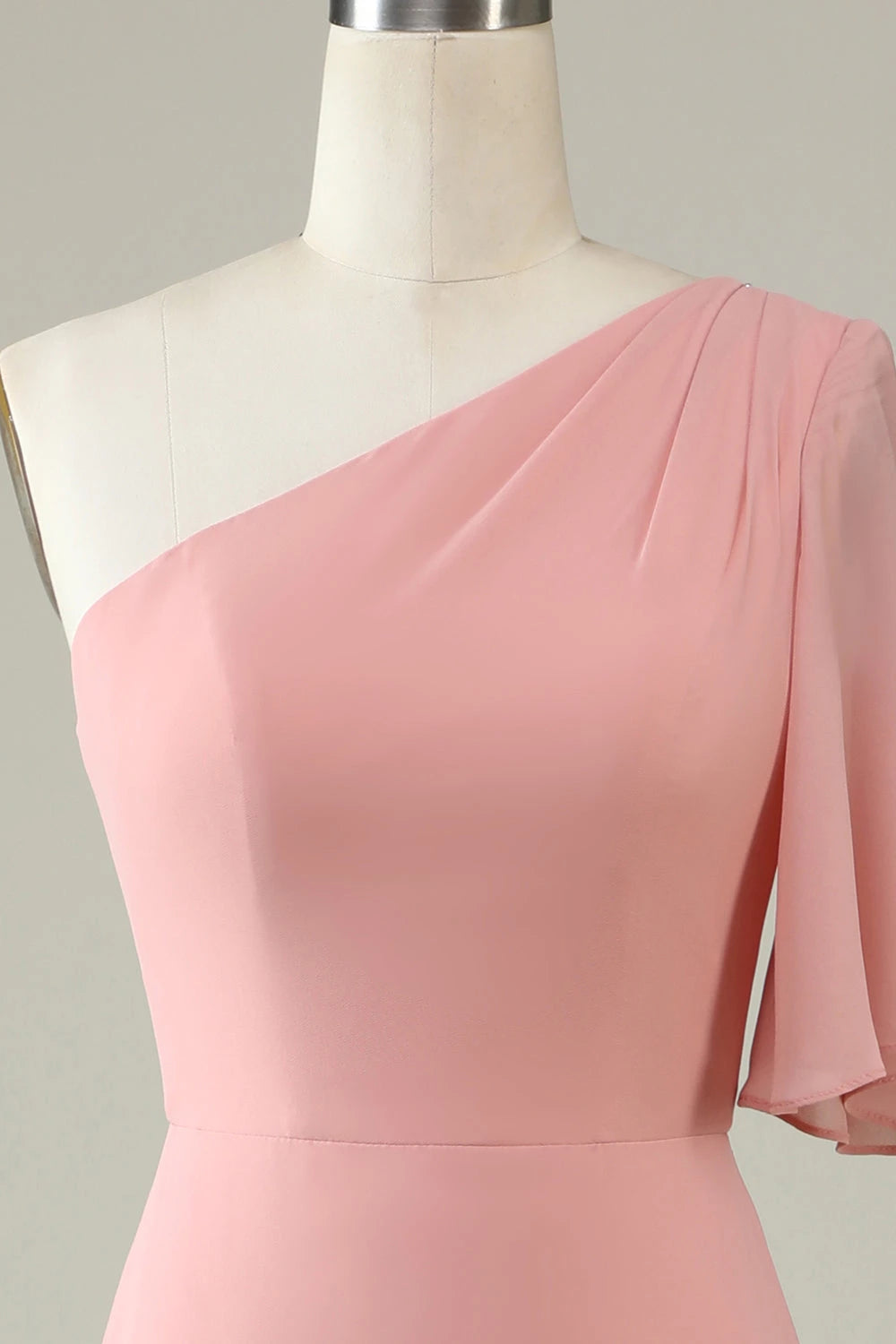 Asymmetrical Sleeveless Column Pretty One Shoulder Floor length Party Dress Hot Sale For Ladies