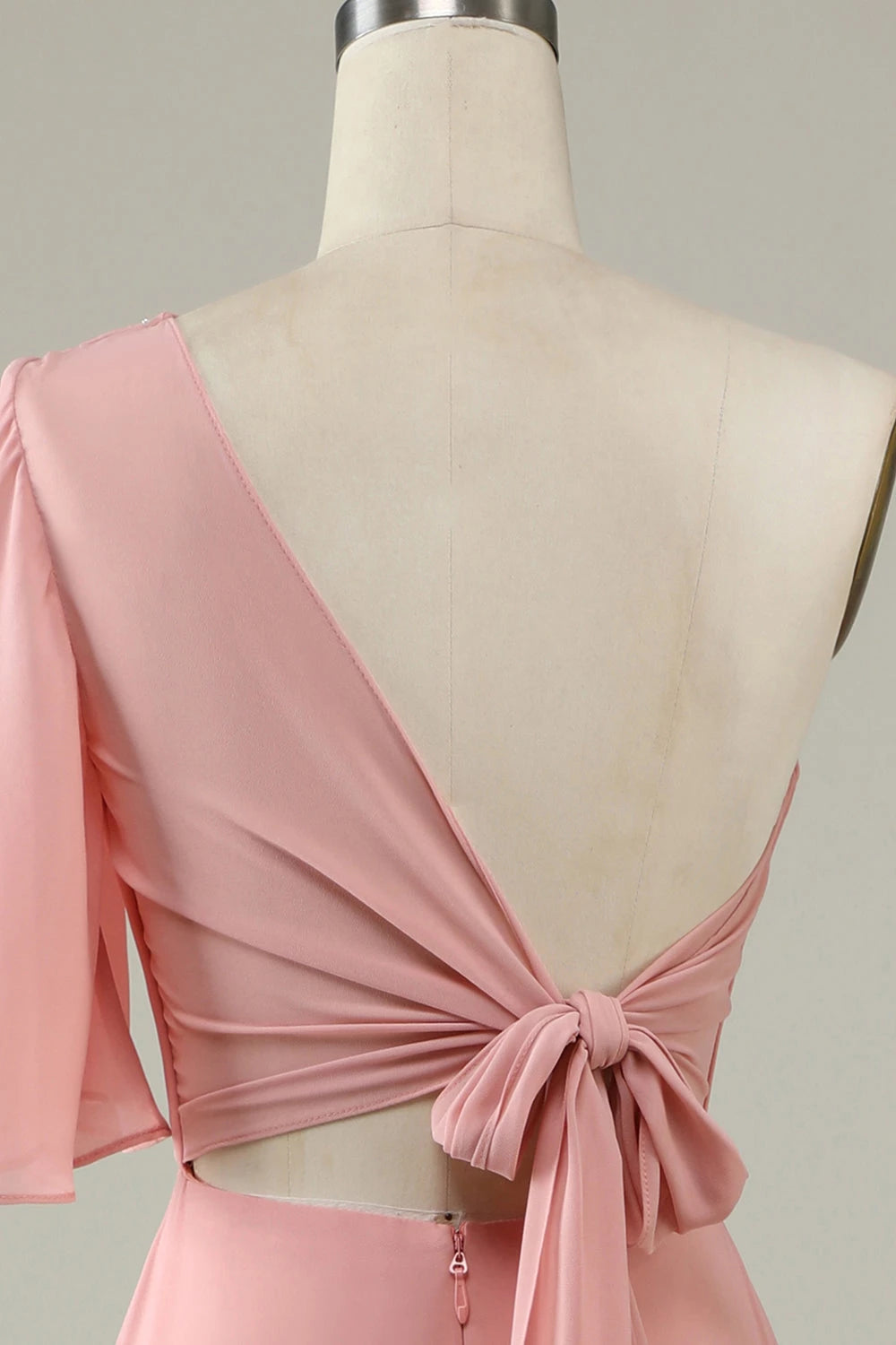 Asymmetrical Sleeveless Column Pretty One Shoulder Floor length Party Dress Hot Sale For Ladies