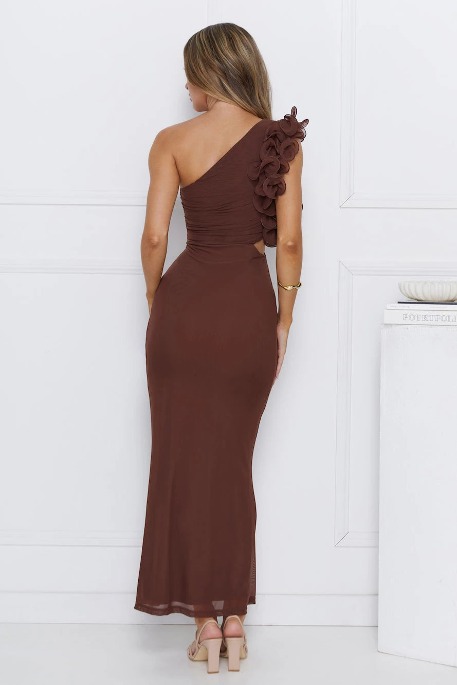 Asymmetrical Sleeveless Sheath Tight One-shoulder Ankle length Party Dress Hot Sale For ladies