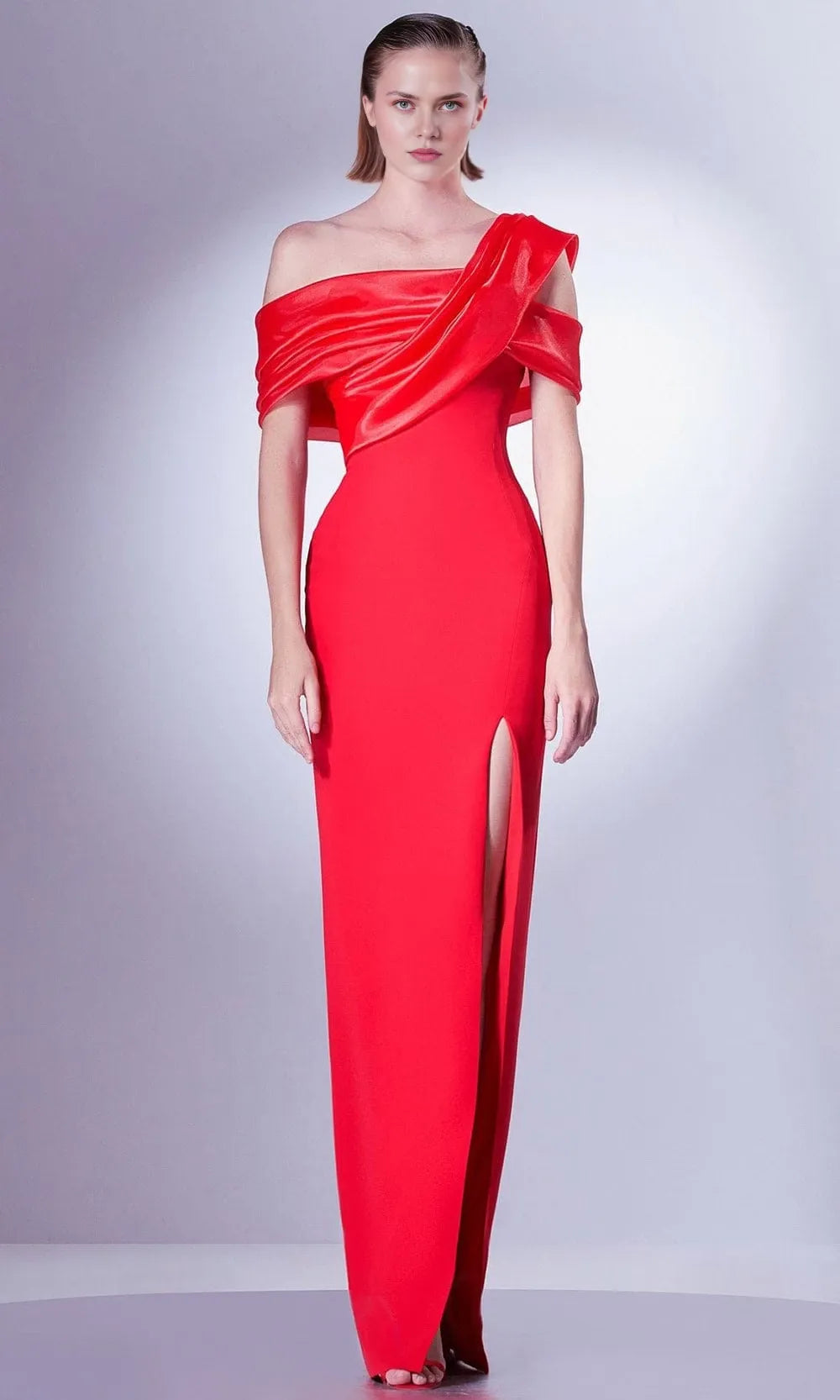 Asymmetrical Sleeveless Sheath Unique Off the shoulder Floor Length Prom Dress Hot Sale For Adults