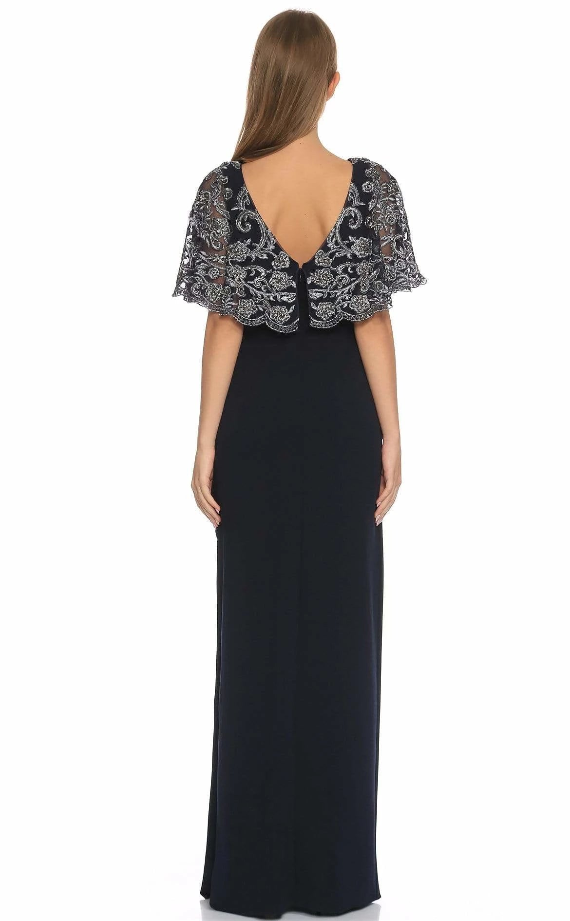 Bateau Short Sleeves Classic Off the shoulder Floor Length Prom Dress Hot Sale For Ladies