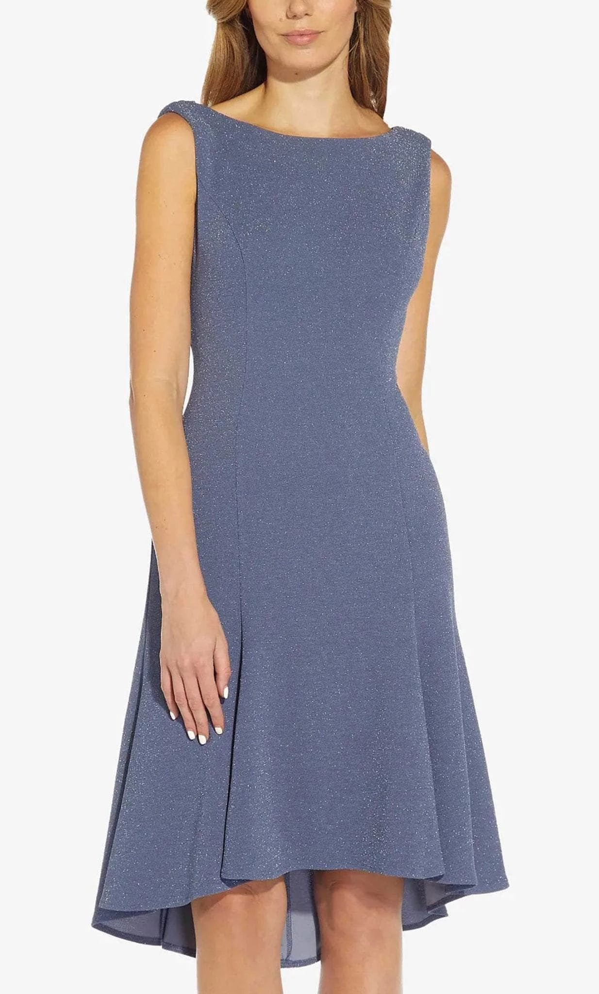 Bateau Sleeveless Trumpet Classic Off the shoulder Knee Length Prom Dress For Sale For Women