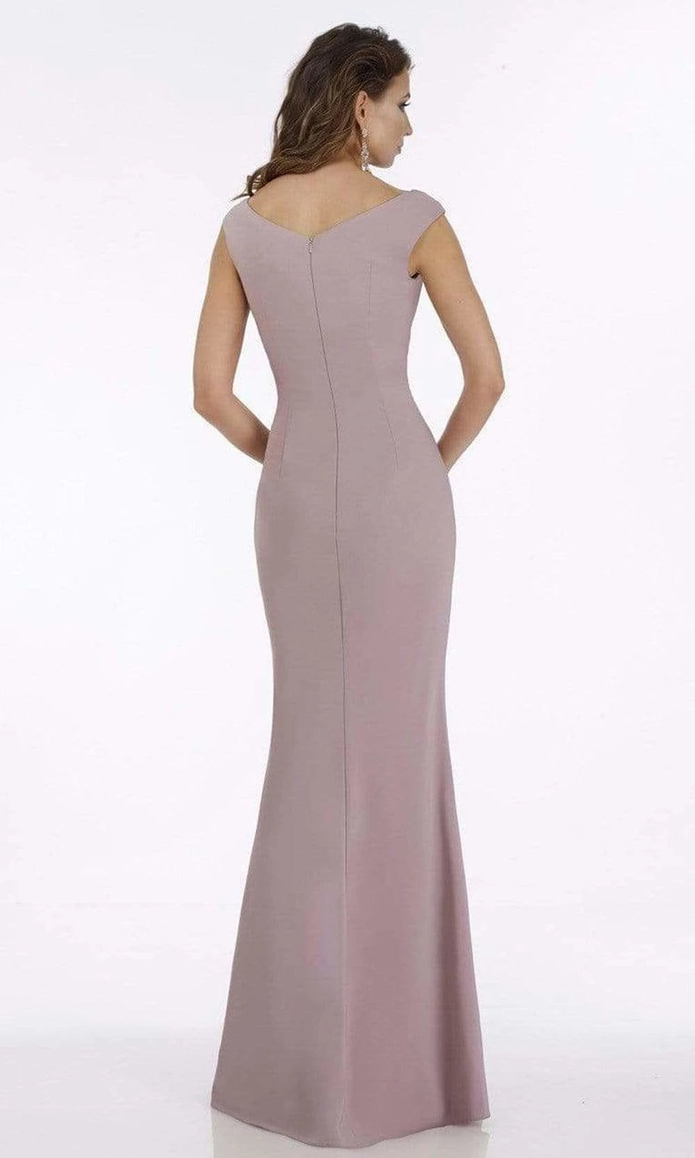 Bateau Sleeveless Trumpet Fashion Off the shoulder Floor length Prom Dress Hot Sale For Women