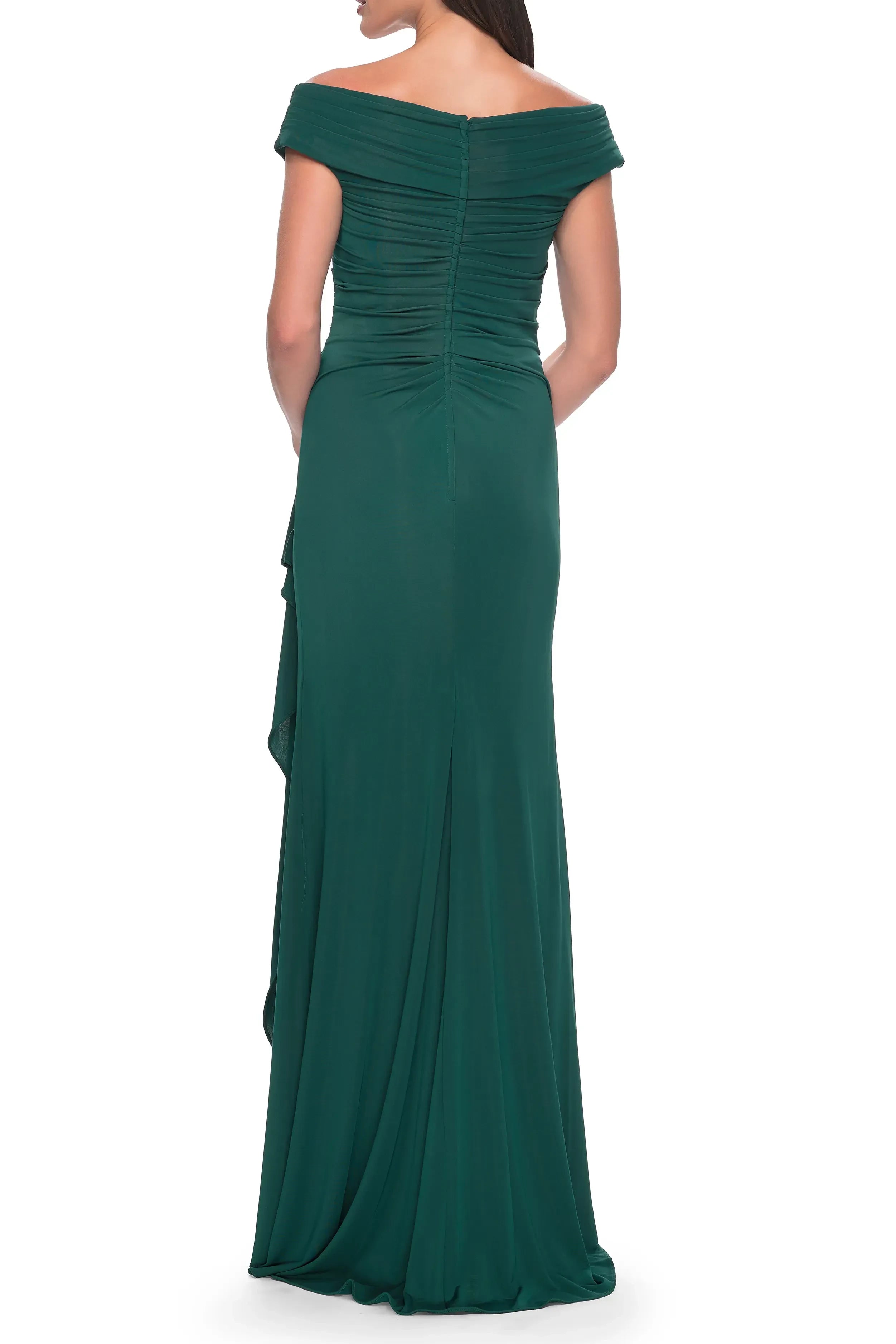 Beautiful Sheath Off Shoulder Sleeveless Zipper Back Floor Length Evening Dress