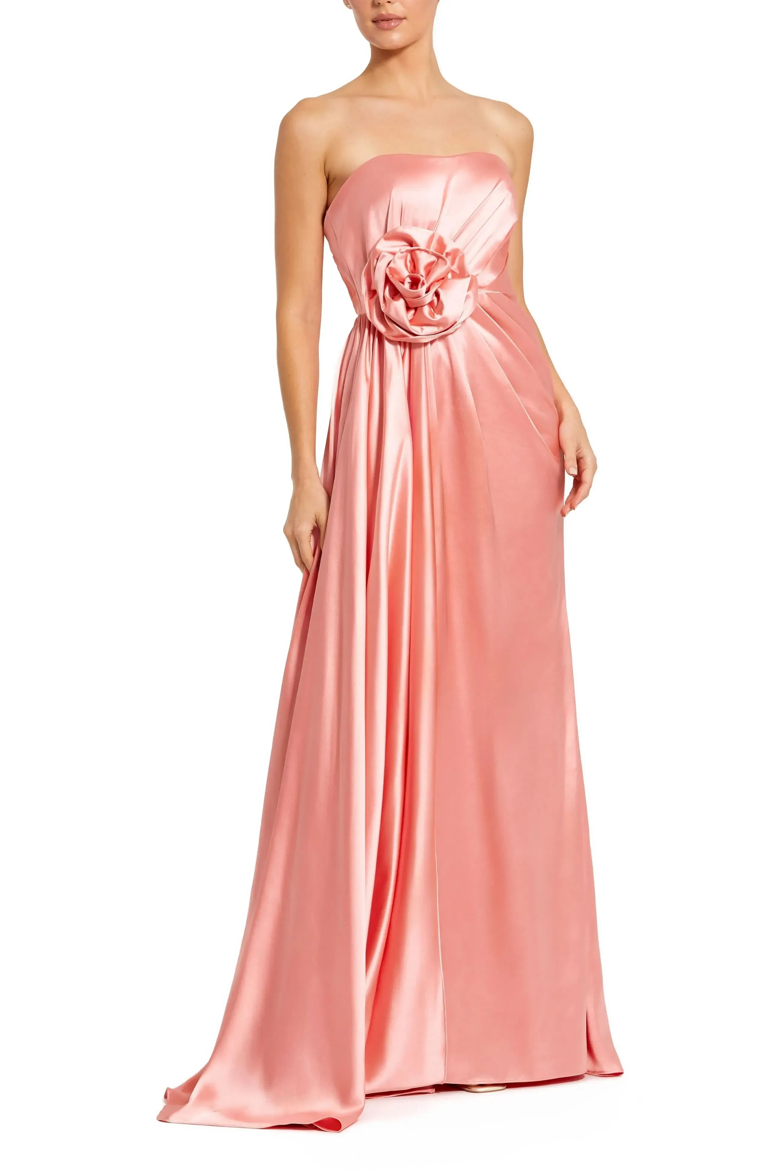Glamorous A Line Off The Shoulder Sleeveless Zipper Back Floor Length Evening Dress