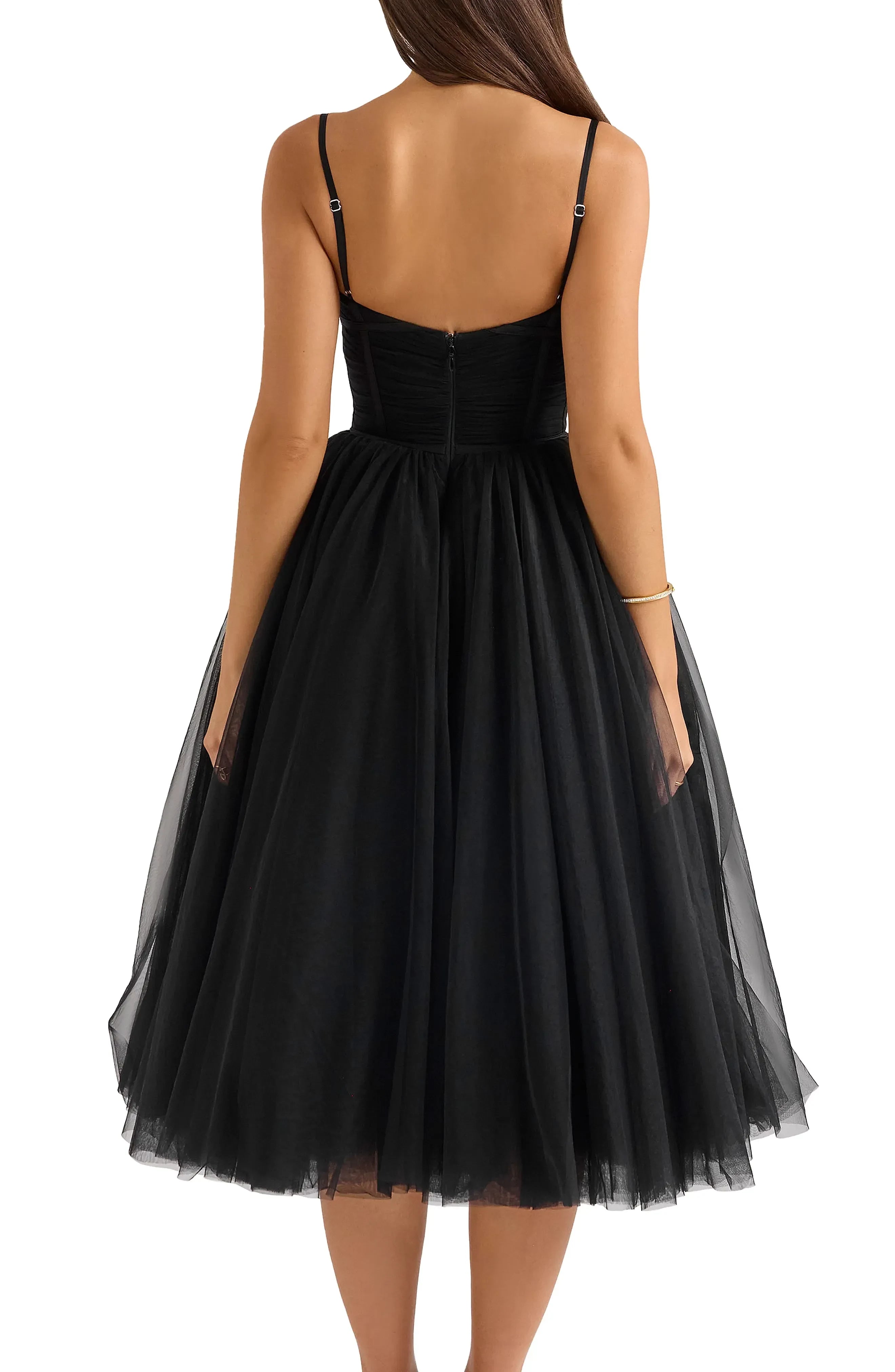 Captivating Ball Gown Sweetheart Neck Sleeveless Zipper Back Midi Length Evening Dress