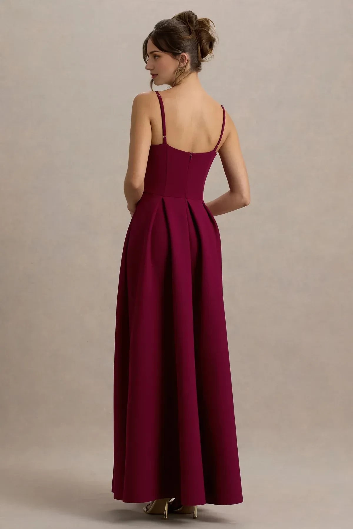 Charming A Line Square Neck Sleeveless Zipper Back Floor Length Evening Dress