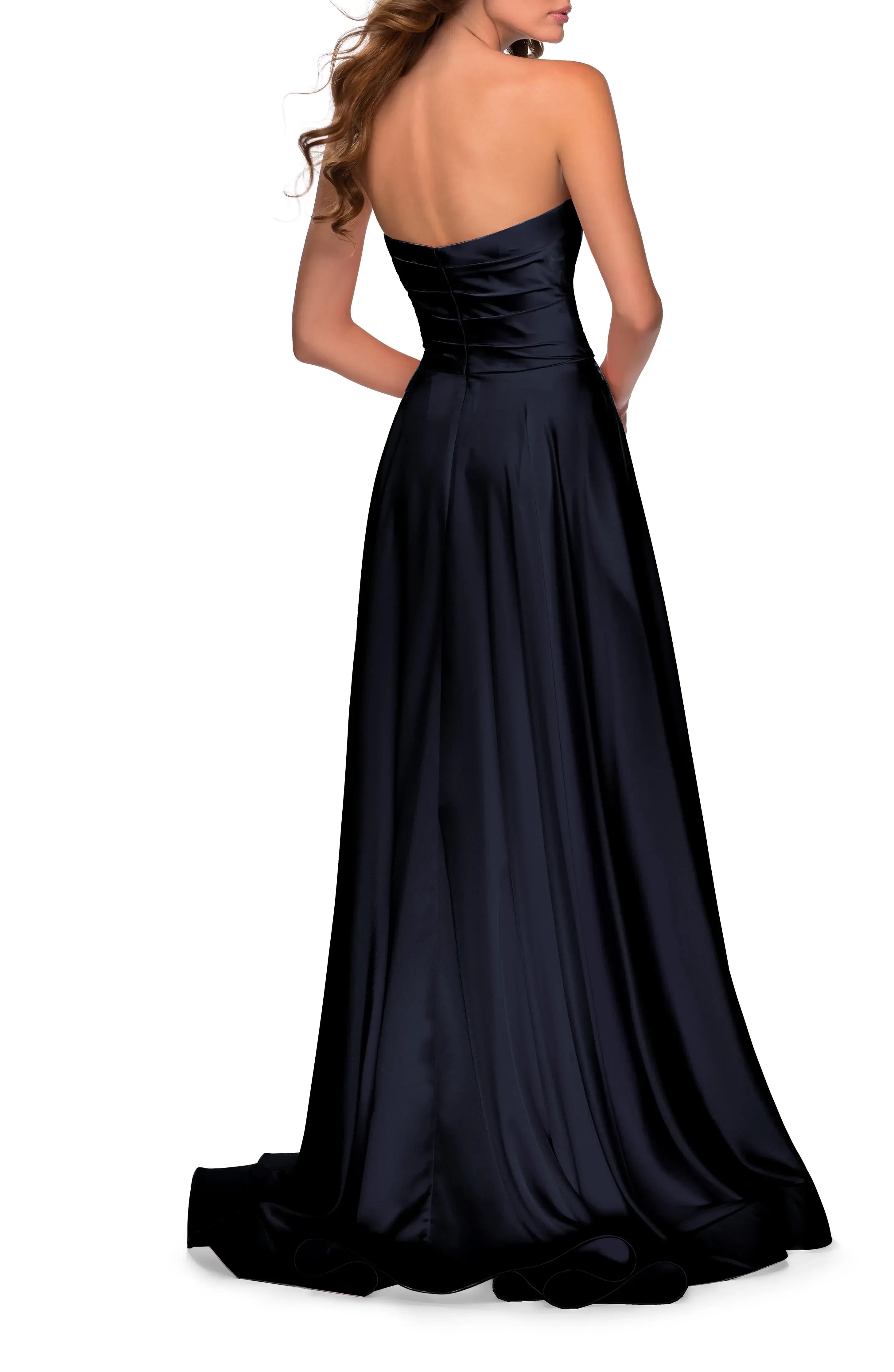 Charming A Line Sweetheart Neckline Sleeveless Ruched Back Floor Length Evening Dress