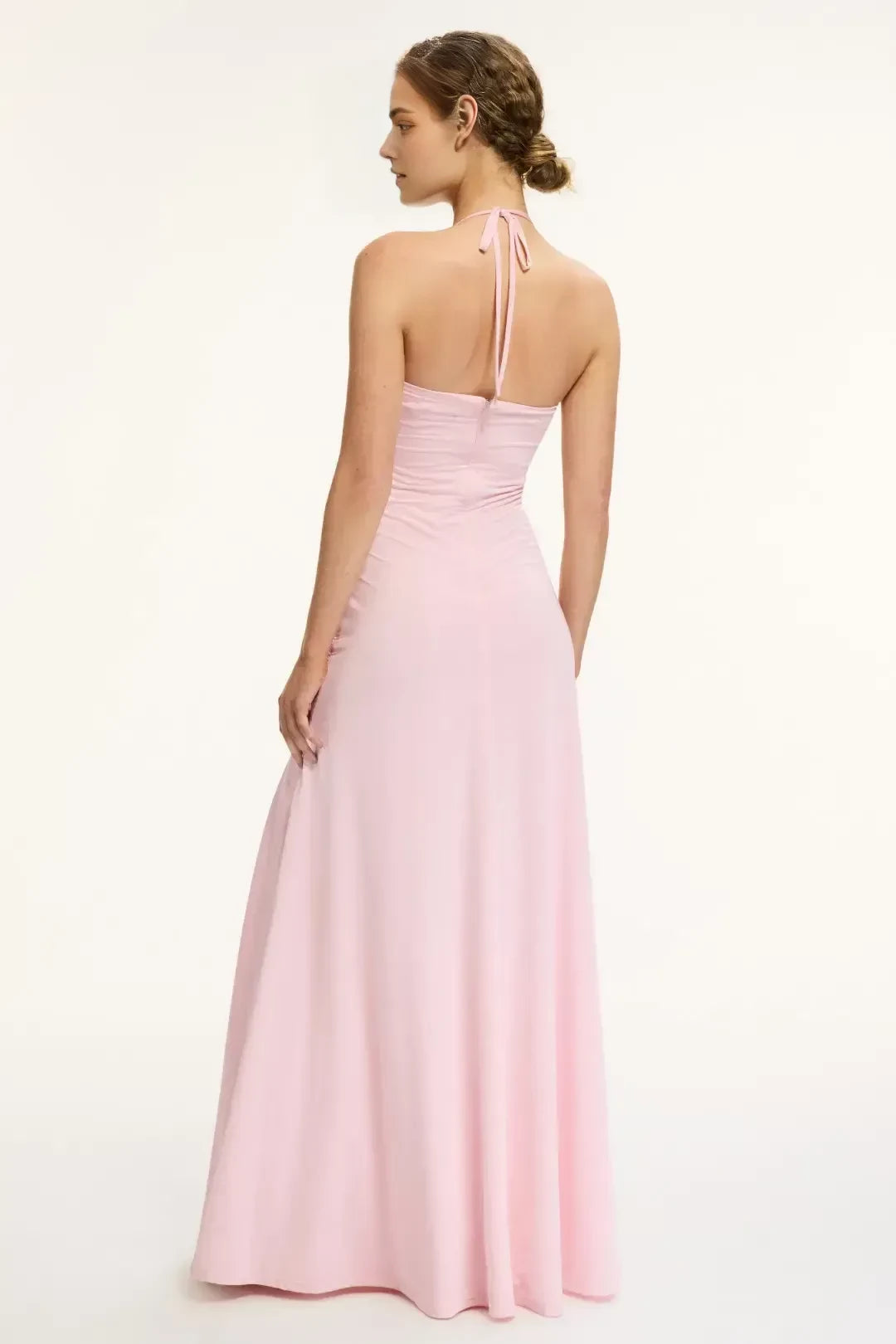 Elegant Mermaid Off Shoulder Short Sleeve Draped Bodice Floor Length Plus Size Prom Charming Sheath Halter Neck Sleeveless Ruched Bodice Side Slit Plus Size Floor Length Prom DressDress（副本）