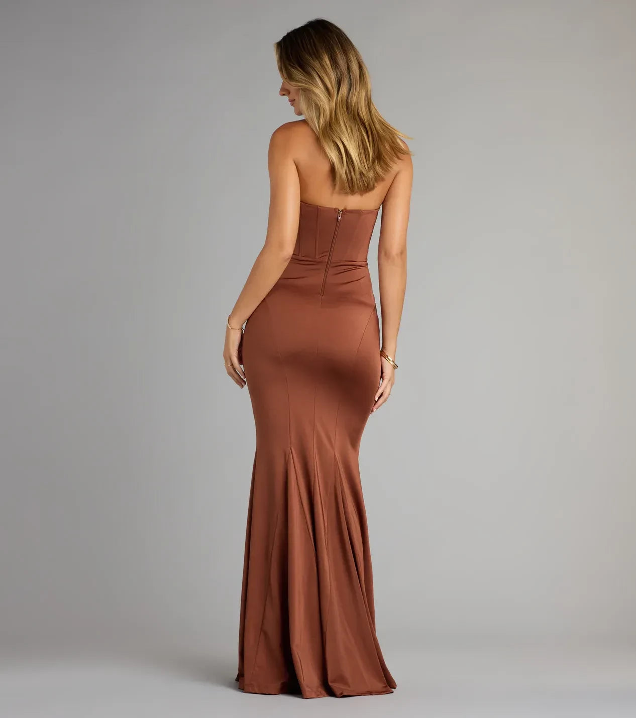 Charming Trumpet Sweetheart Neck Sleeveless Zipper Back Floor Length Prom Dress