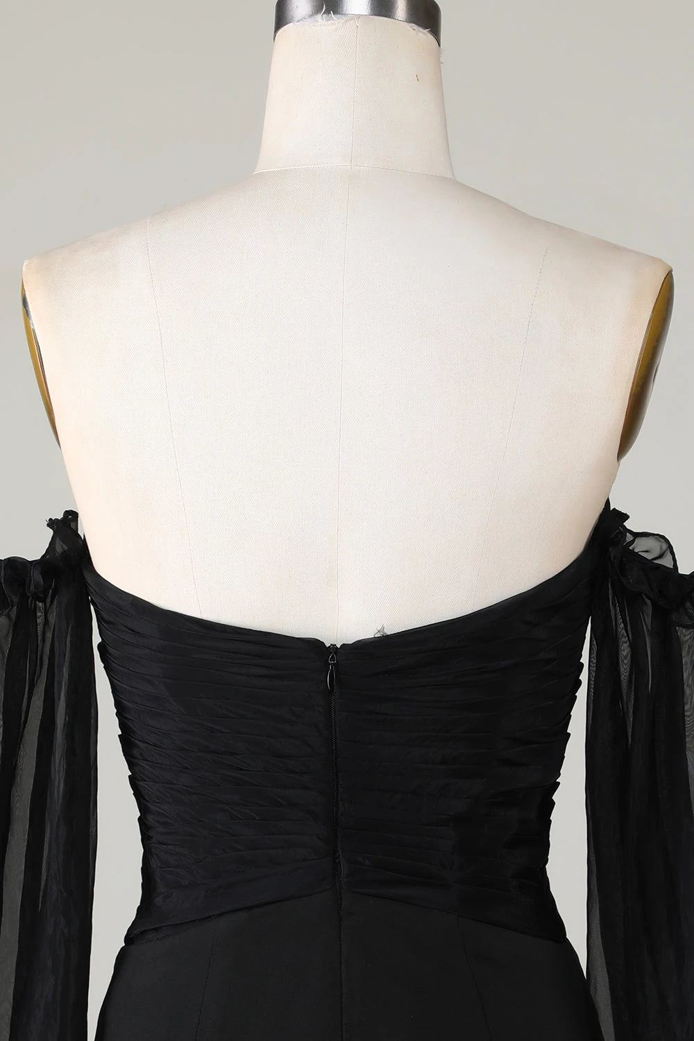 Chic Off-Shoulder Cut-Out Embellished Long Sleeve Mini Party Dress Homecoming Dress