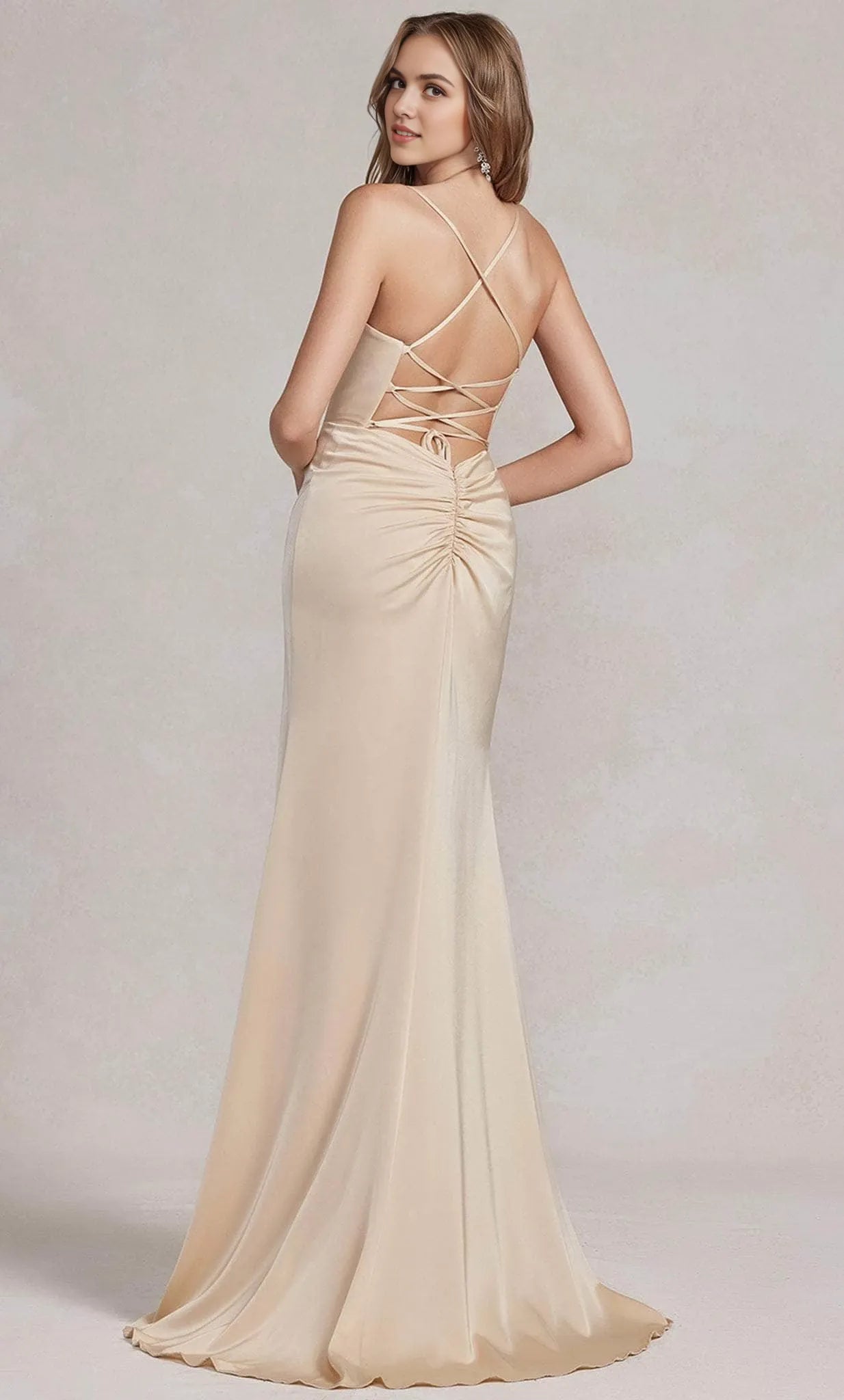 Cowl Sleeveless Mermaid Pretty Off the shoulder Floor Length Prom Dress Hot Sale For Adults