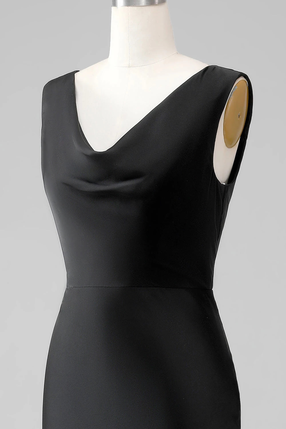 Cowl Sleeveless Mermaid Simple Off the shoulder Floor length Party Dress For Sale For women