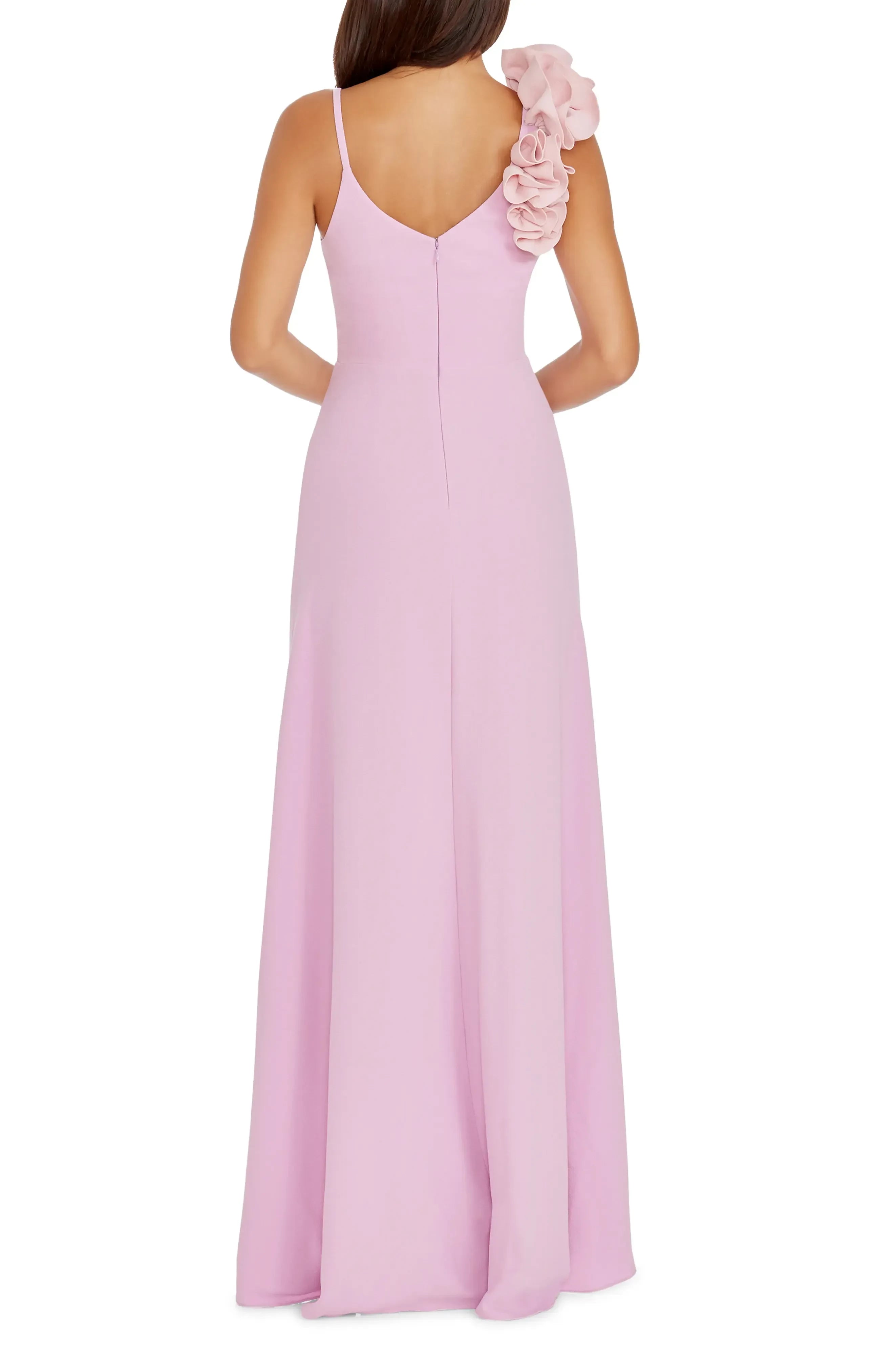 Delightful Sheath V Neck Sleeveless Zipper Back Floor Length Evening Dress