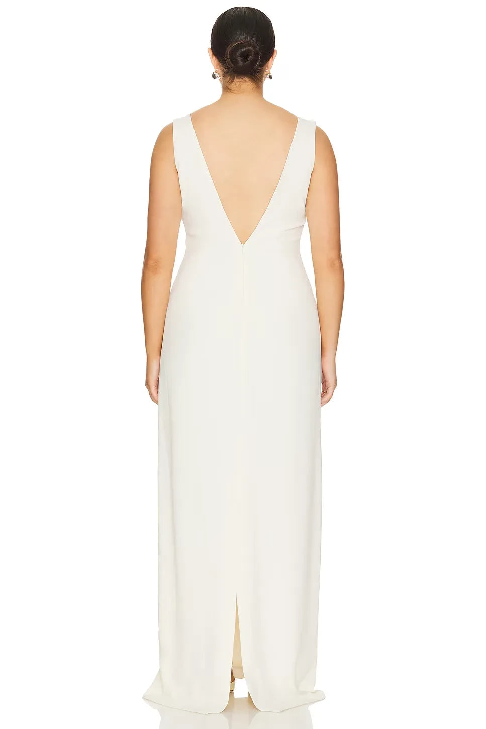 Elegant Sheath Boat Neck Sleeveless Zipper Back Floor Length Evening Dress