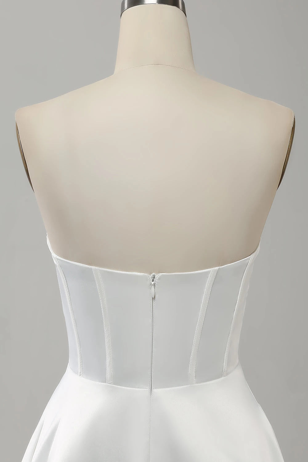 Enchanting Ball Gown Off Shoulder Tulle Sleeve Lace Back Maxi Wedding Dress