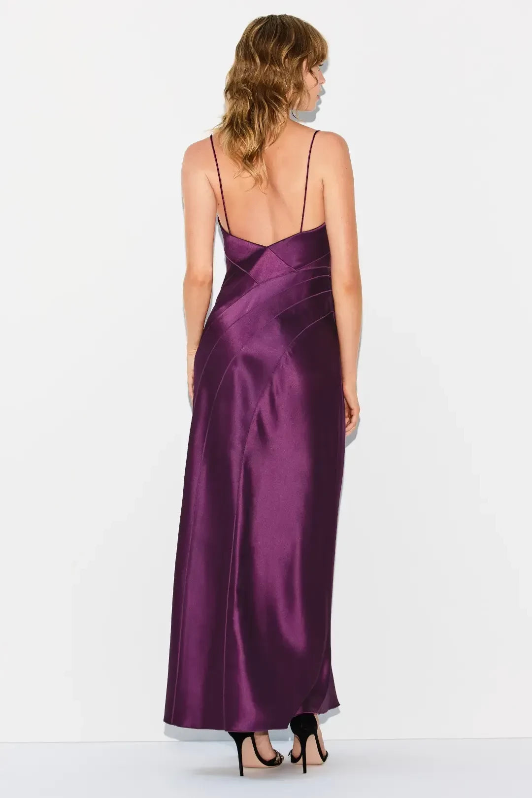 Enchanting Sheath Asymmetric Neck Sleeveless Open Back Side Slit Plus Size Floor Length Prom Dress