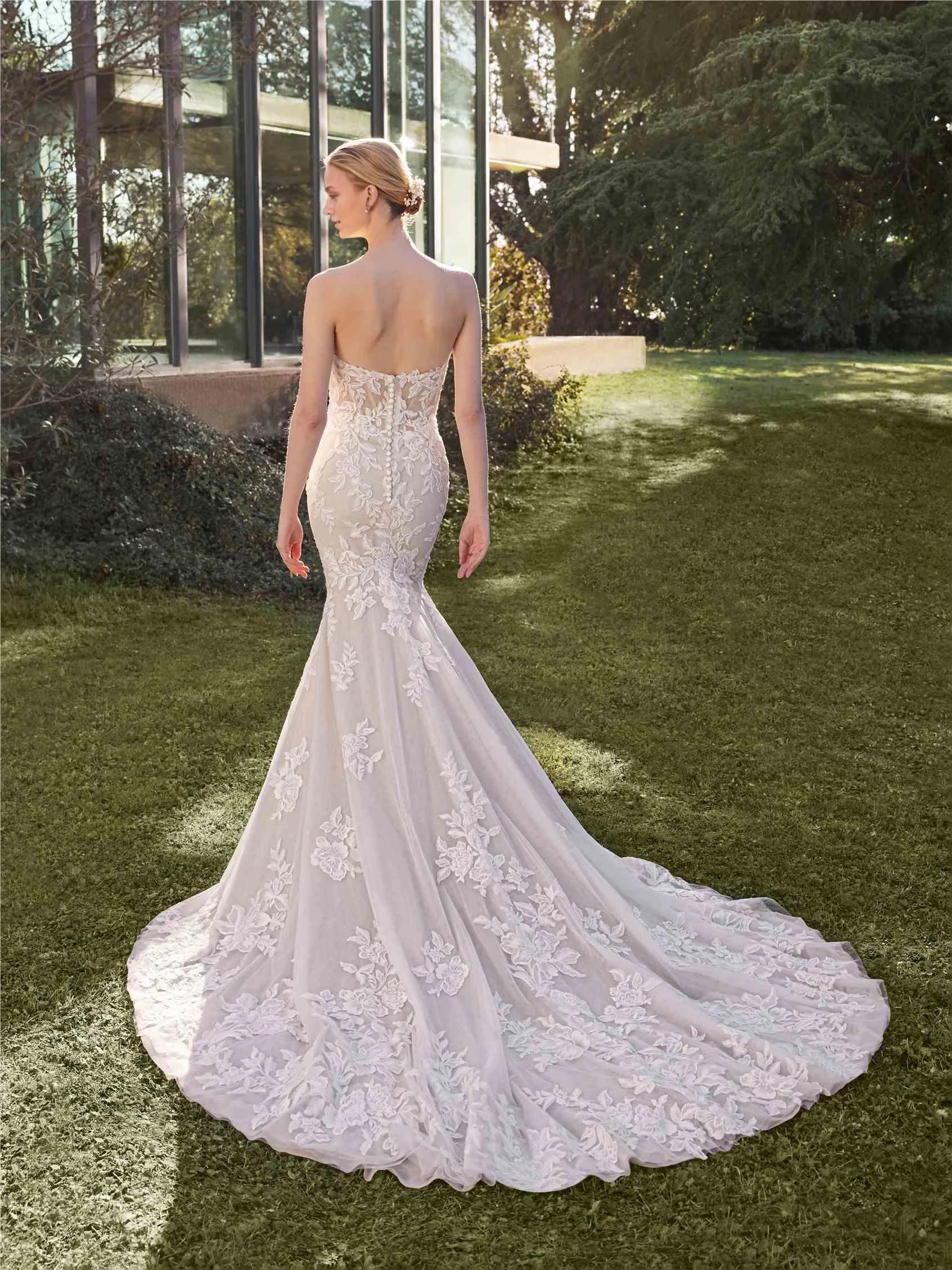 Exquisite Mermaid Sweetheart Sleeveless Lace Up Back Floor Length Wedding Dress