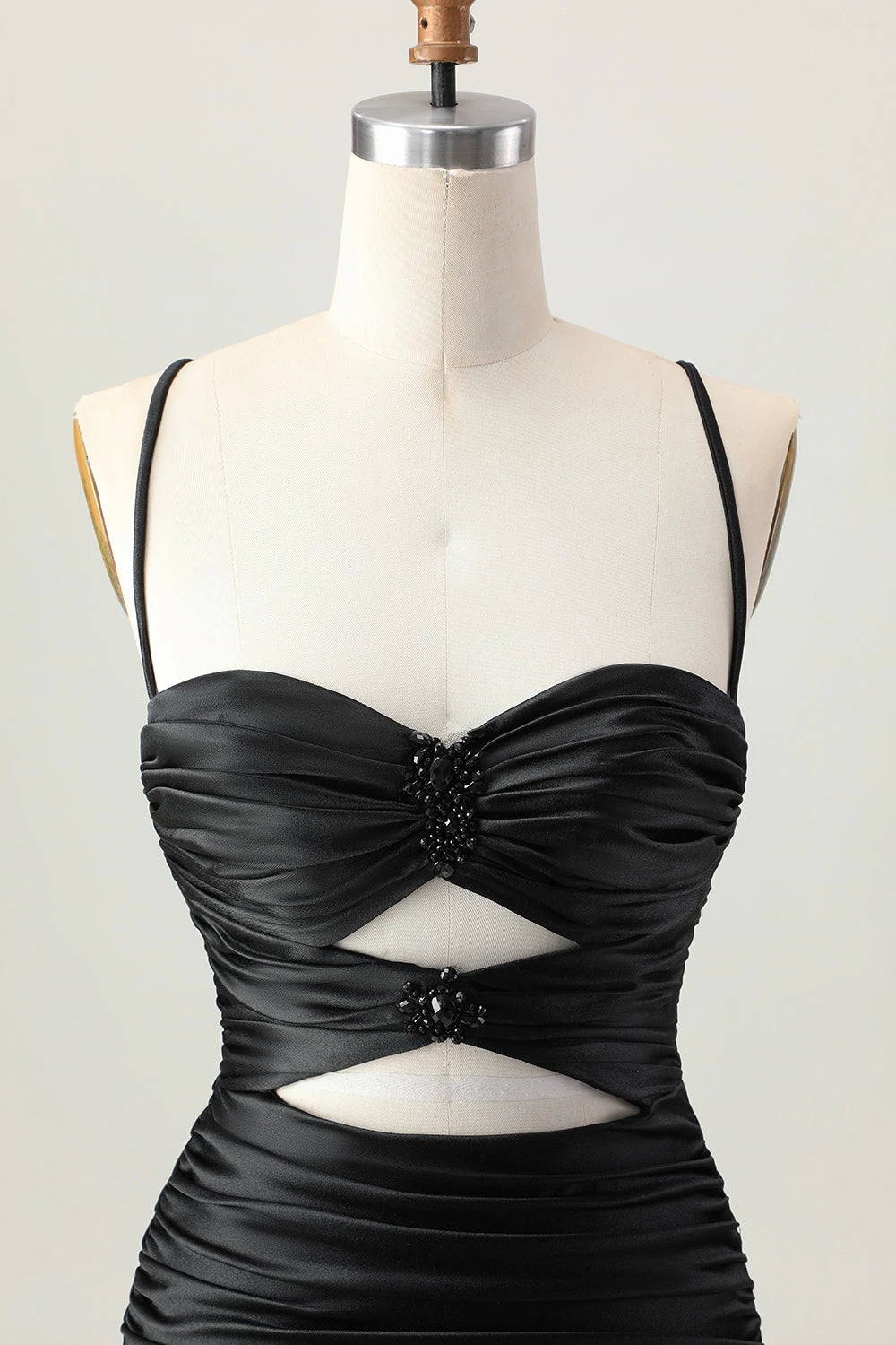 Glamorous Bodycon Sweetheart Neck Sleeveless Lace Up Back Mini Party Dress Homecoming Dress