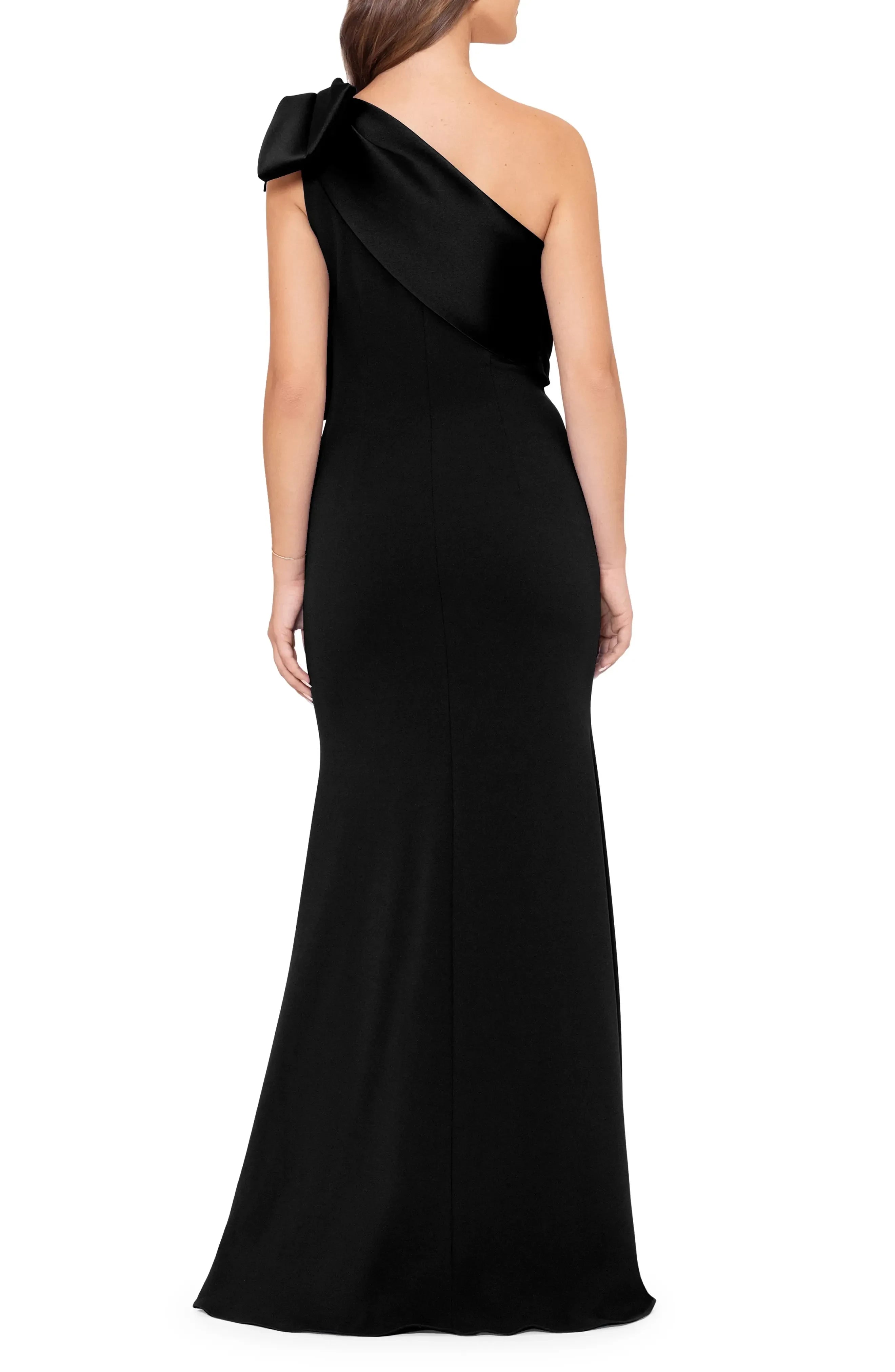 Glamorous Mermaid One Shoulder Sleeveless Zipper Back Floor Length Evening Dress