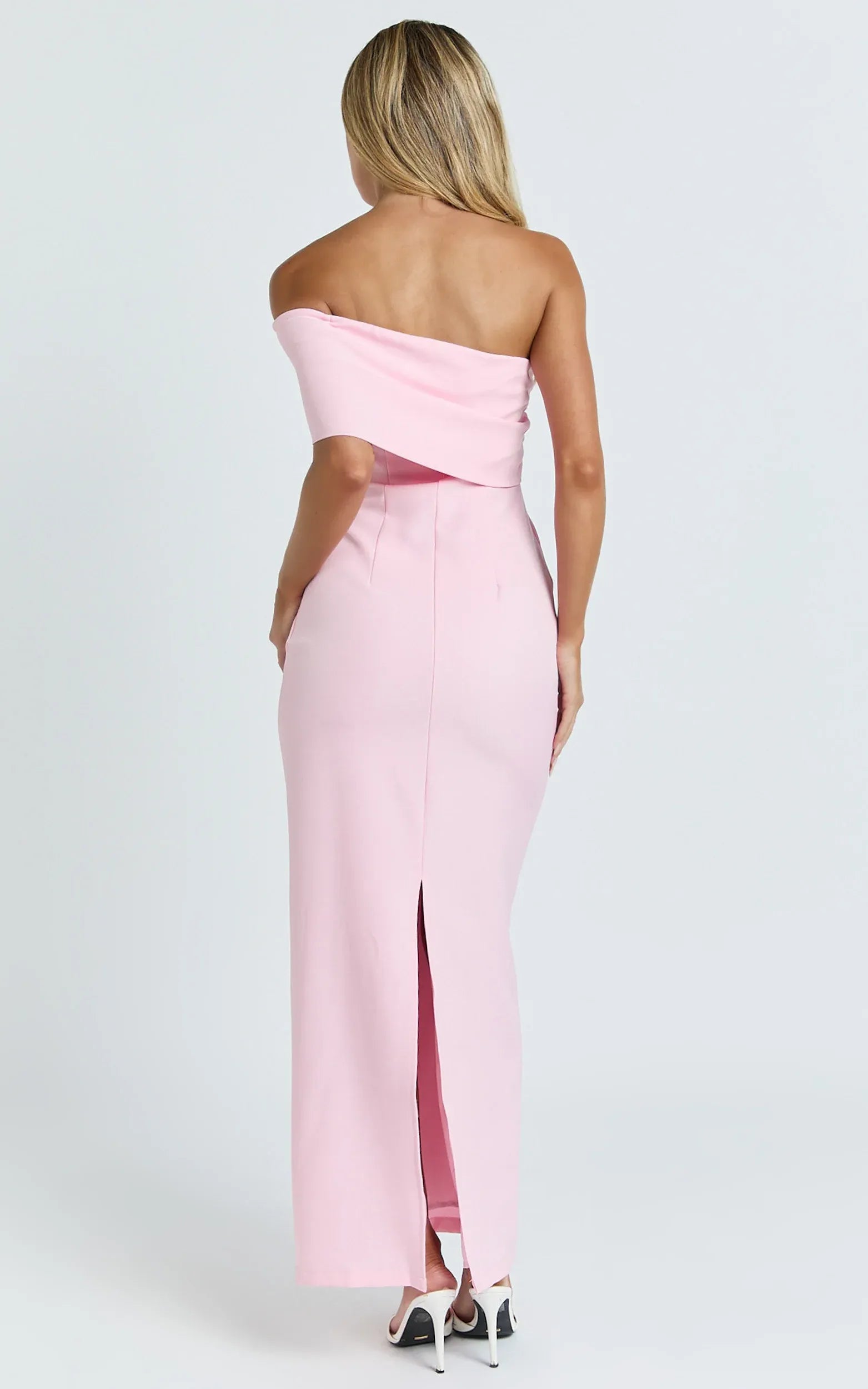 Graceful Sheath Off Shoulder Sleeveless Ruched Back Floor Length Plus Size Evening Dress