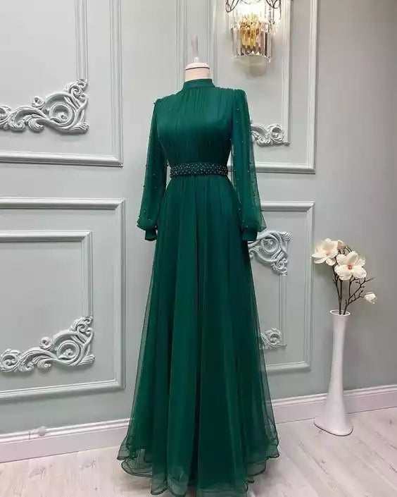 Green Floor length Prom Dress Evening Dress