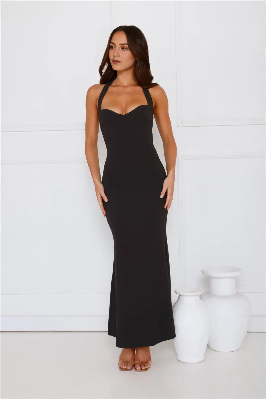 Halter Sleeveless Mermaid Romantic Off the shoulder Ankle length Party Dress Hot Sale For ladies