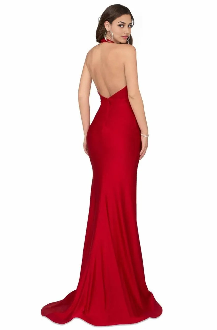 Halter Sleeveless Mermaid Simple Off the shoulder Floor length Prom Dress For Sale For Ladies