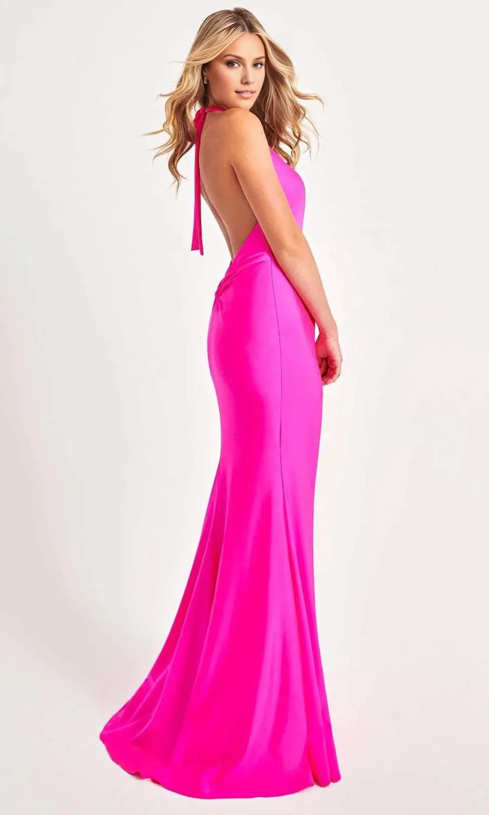 Halter Sleeveless Sheath Elegant Off the shoulder Floor Length Prom Dress For Sale For Ladies
