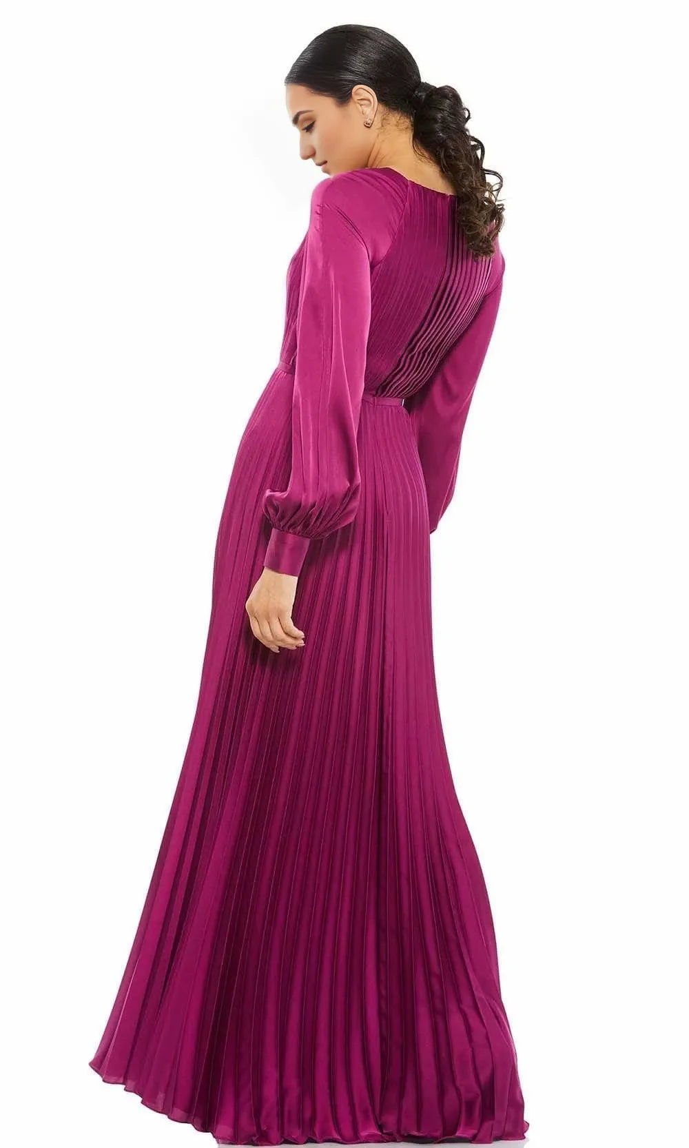 Jewel Long Sleeves A-line Trendy Floor length Prom Dress Hot Sale For Women