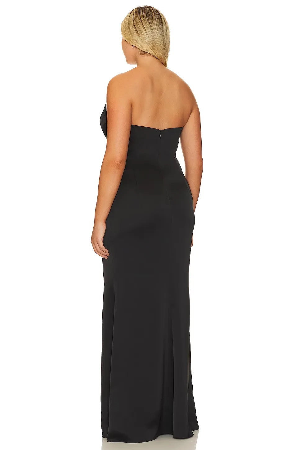 Luxurious Mermaid Strapless Sleeveless Draped Bodice Floor Length Evening Dress