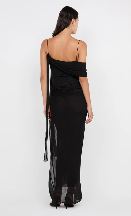 Modern Sheath One Shoulder Spaghetti Strap Open Back Floor Length For Ladies Prom  Dress