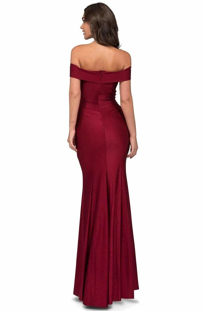 Off-Shoulder Sleeveless Trumpet Classic Off the shoulder Floor Length Prom Dress Hot Sale For Ladies ﻿