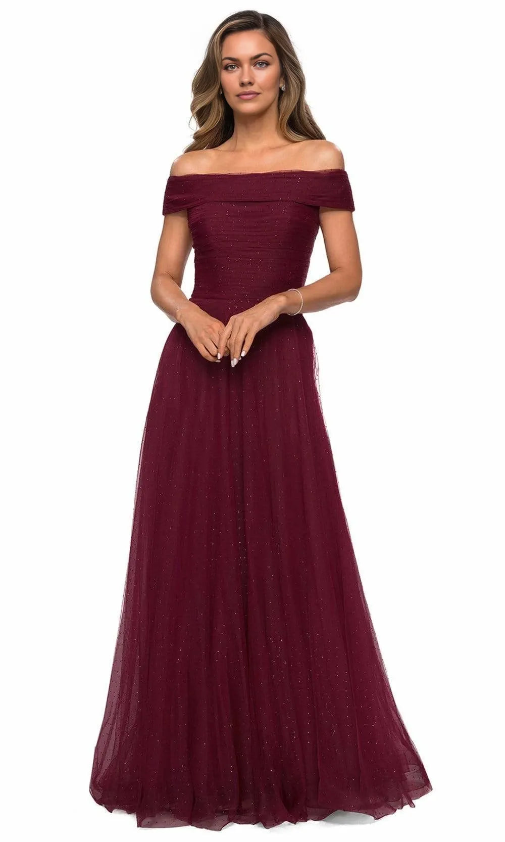 Off Shoulder Sleeveless A-Line Classic Off the shoulder Floor Length Prom Dress For Sale For Women