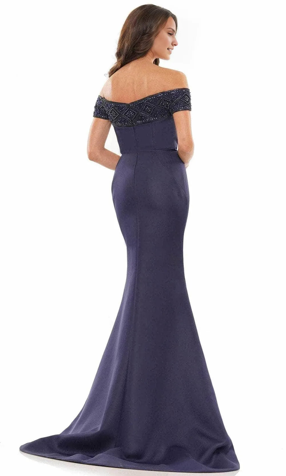 Off Shoulder Sleeveless Mermaid Formal Floor length Prom Dress Hot Sale For Women