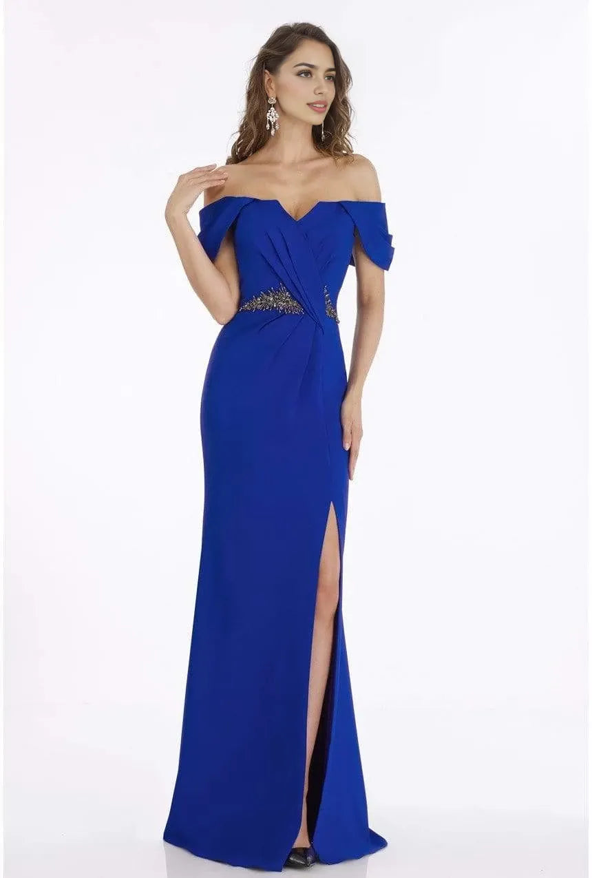 Off Shoulder Sleeveless Sheath Elegant Floor Length Prom Dress Hot Sale For Ladies