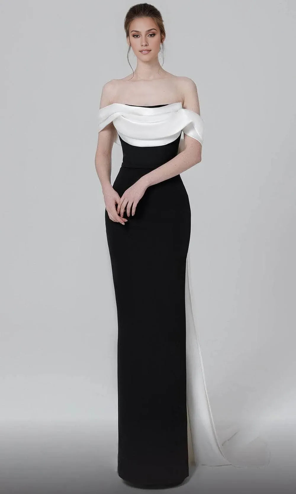 Off Shoulder Sleeveless Sheath Fashion Floor length Prom Dress Hot Sale For Women