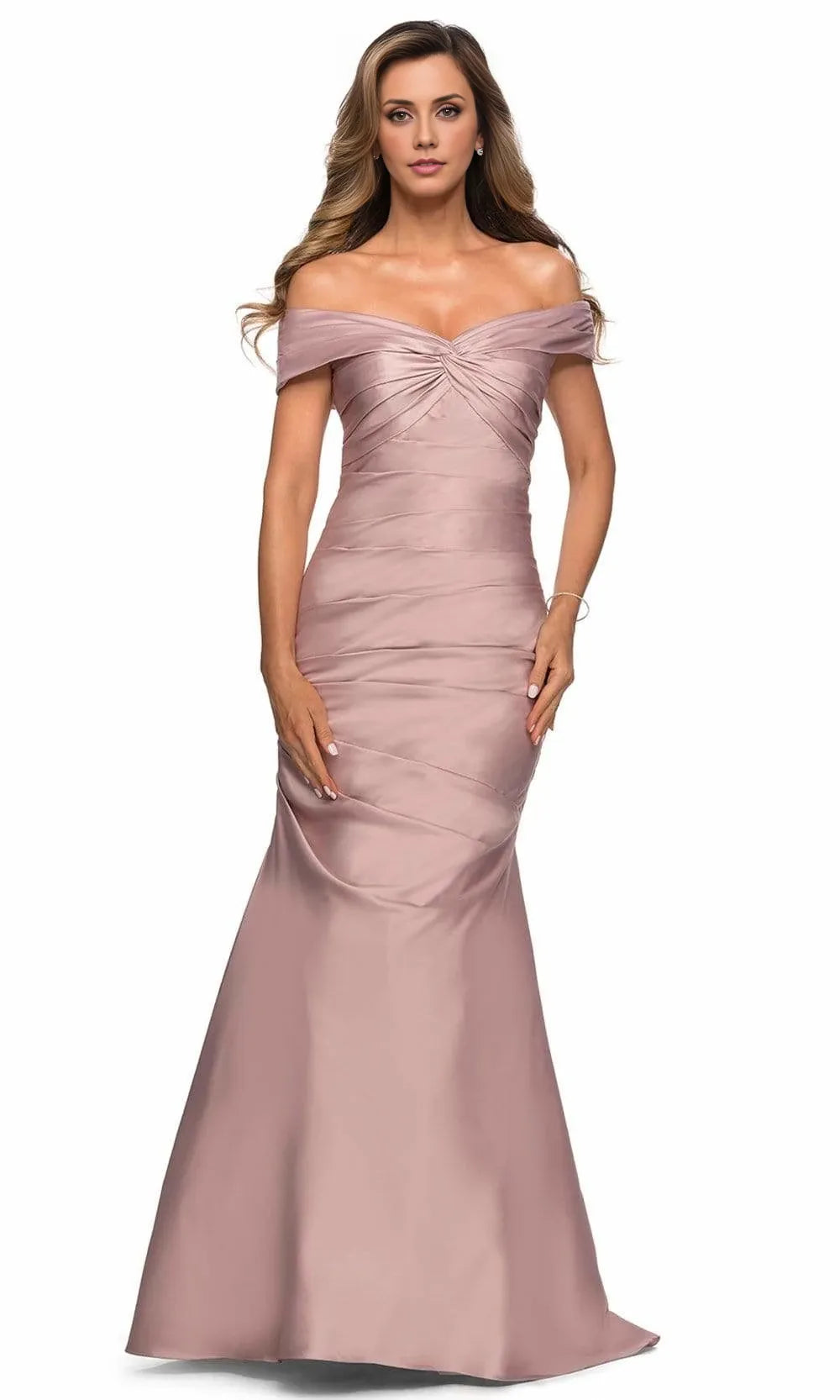 Off Shoulder Sleeveless Trumpet Romantic Floor length Long Prom Dress For Sale For Ladies
