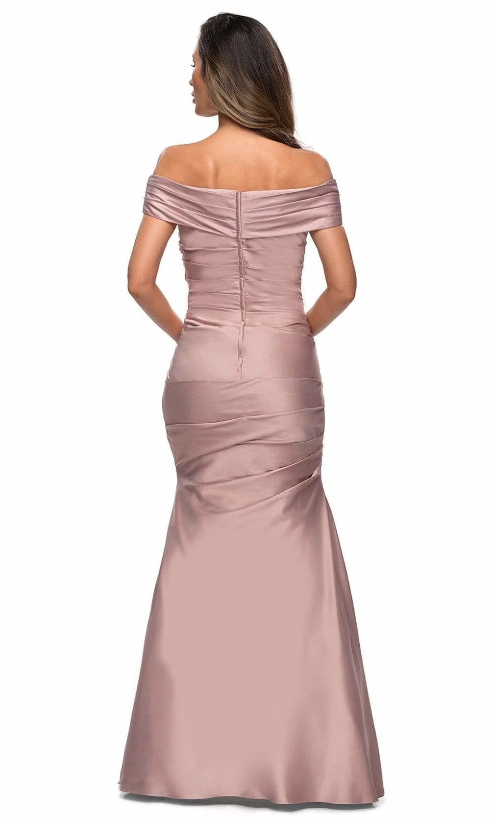 Off Shoulder Sleeveless Trumpet Romantic Floor length Long Prom Dress For Sale For Ladies