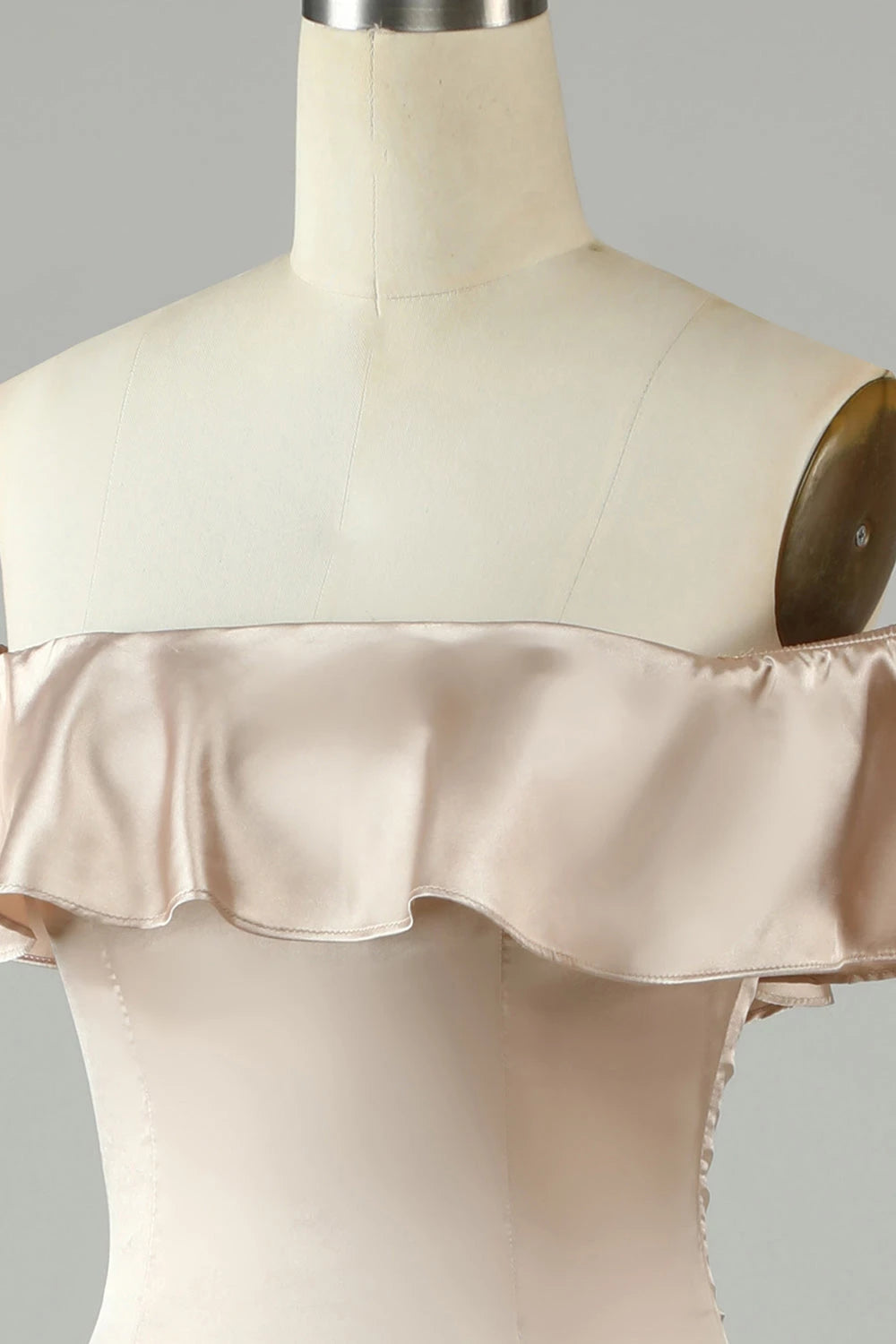 Off the shoulder Sleeveless Mermaid Romantic Ankle length Party Dress Hot Sale For ladies