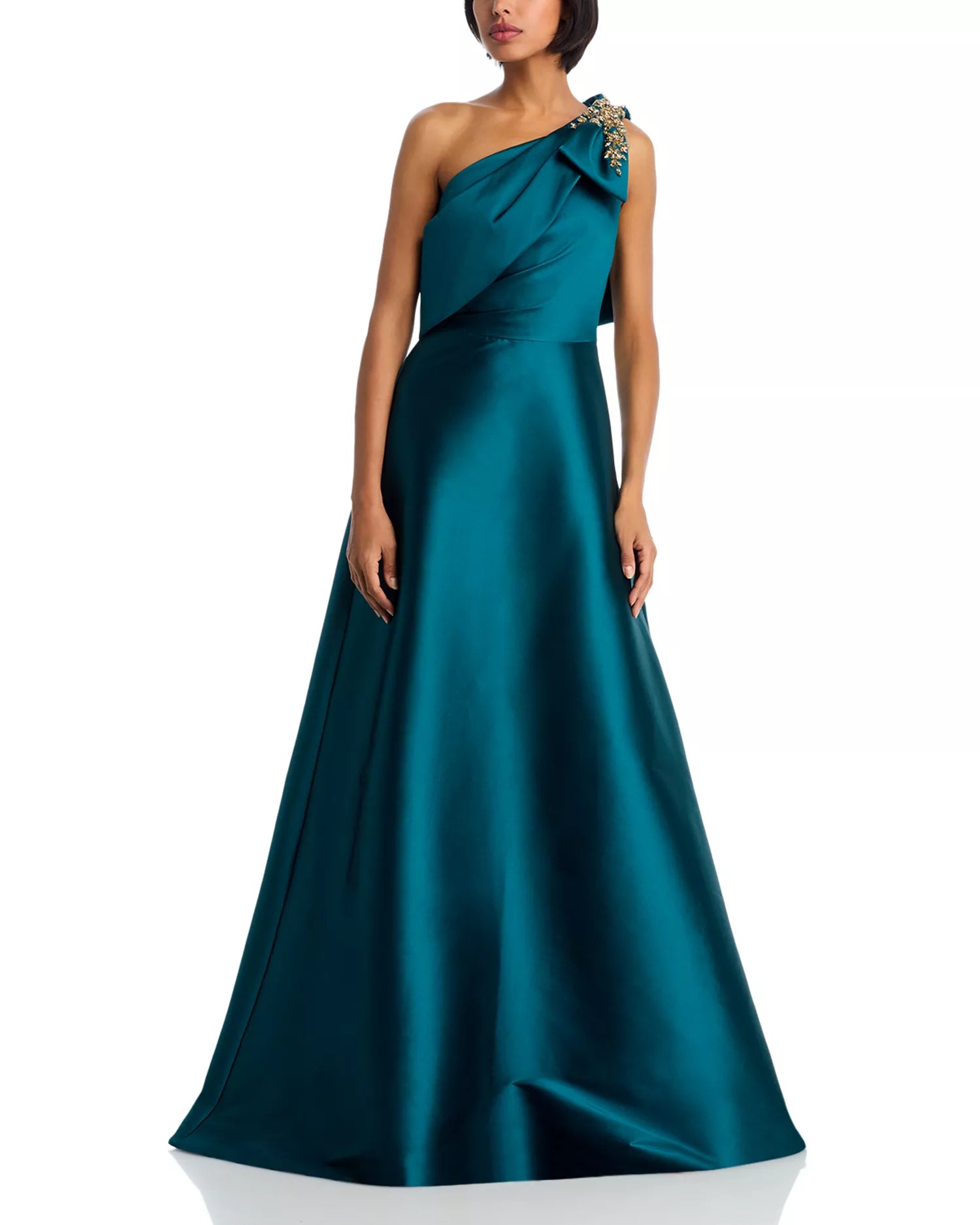 Opulent Ballgown One Shoulder Sleeveless Open Back Floor Length For Women Prom Dress