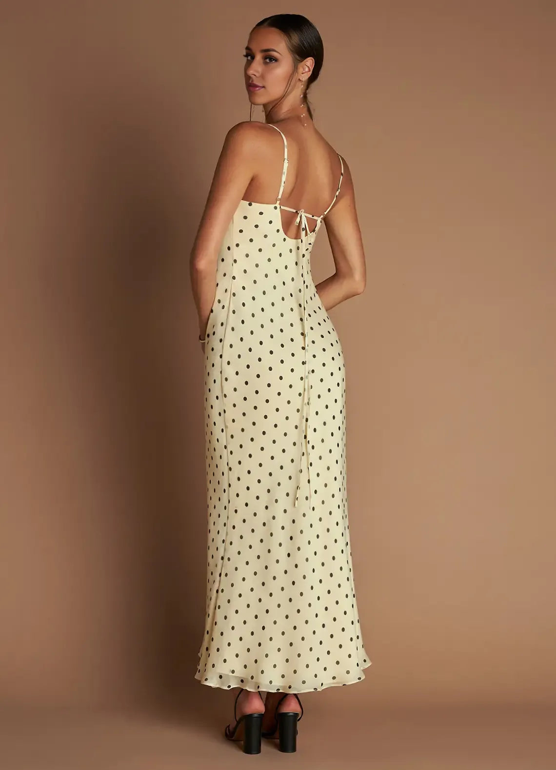 Playful Mermaid Spaghetti Strap Sleeveless Bow Back Floor Length For Ladies Prom Dress