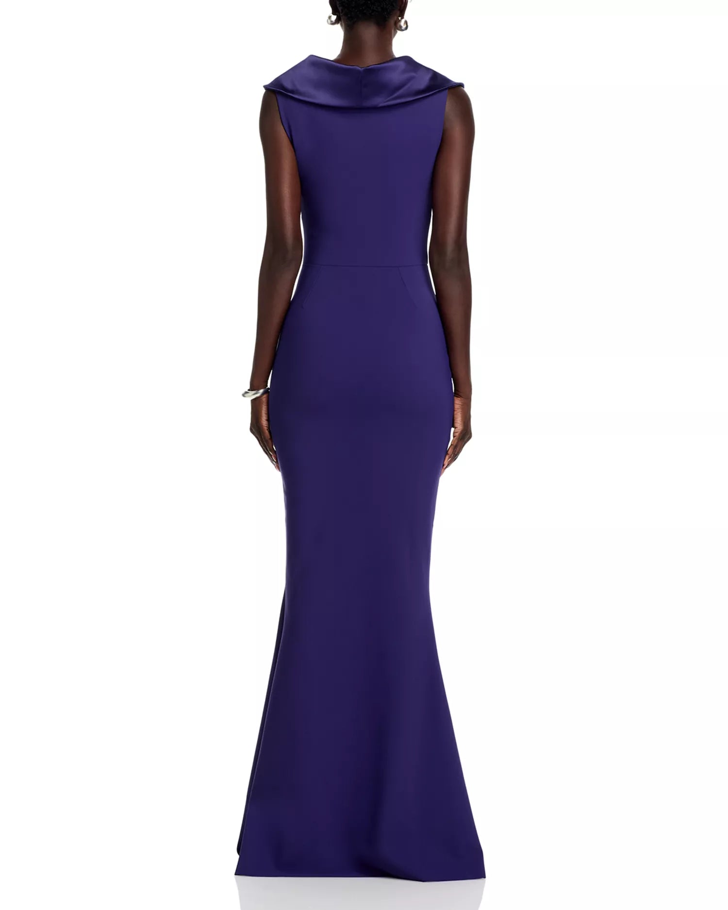 Polished Mermaid Wrap V Neck Cap Sleeve Closed Back Floor Length Hot sale Prom Dress