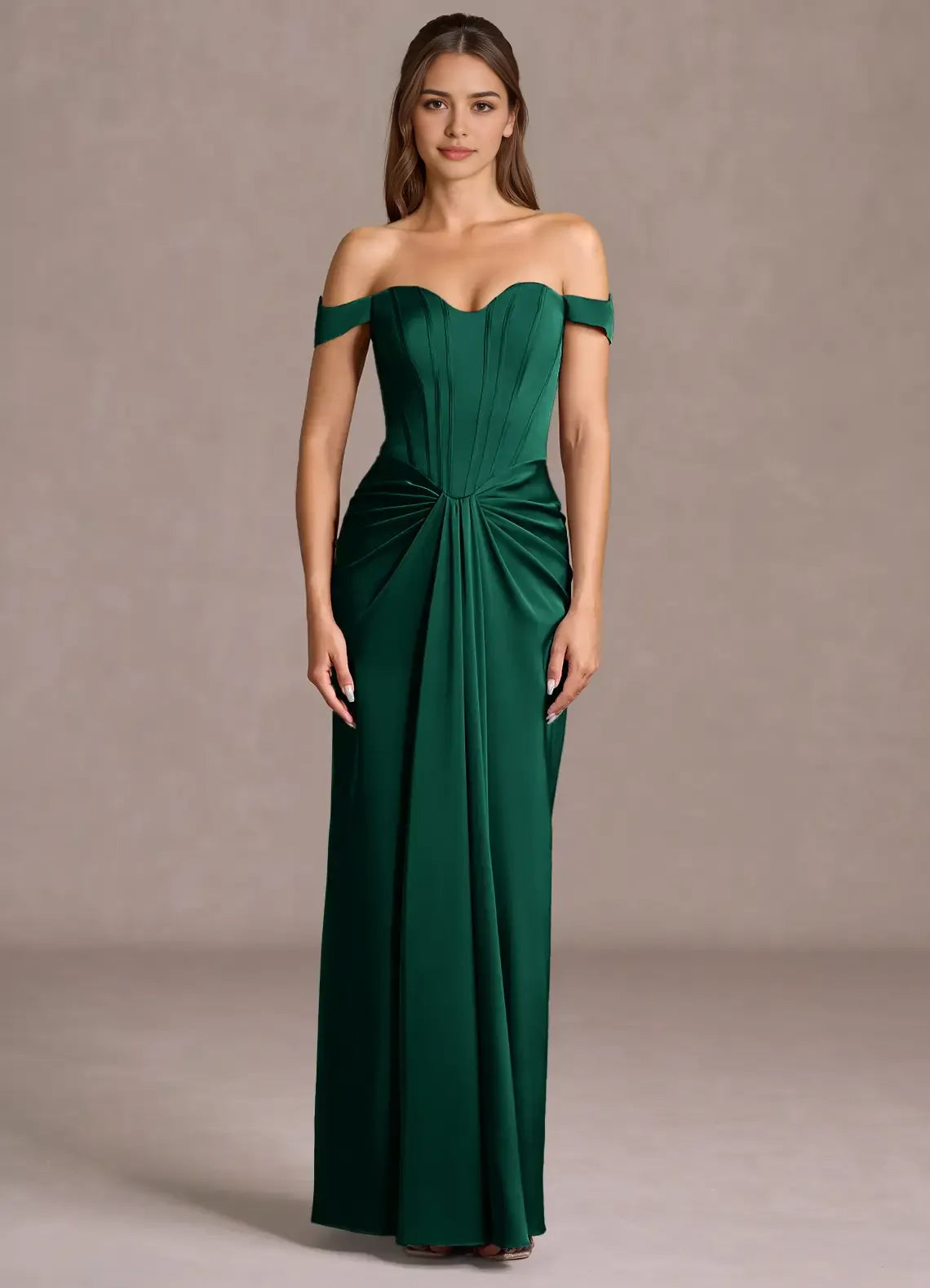 Regal Sheath Sweetheart Off the Shoulder Lace Up Back Floor Length For Ladies Prom Dress